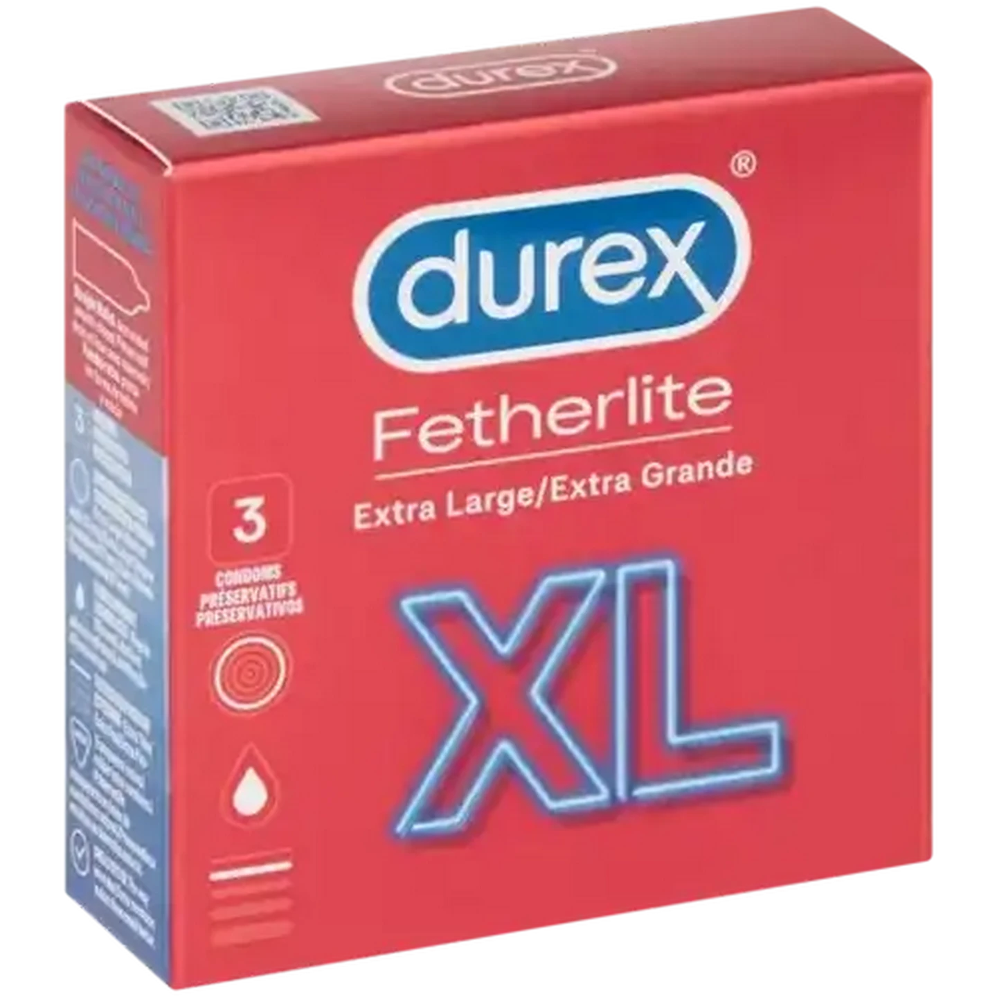Image of Durex XL Fetherlite Condoms 3 Pack
