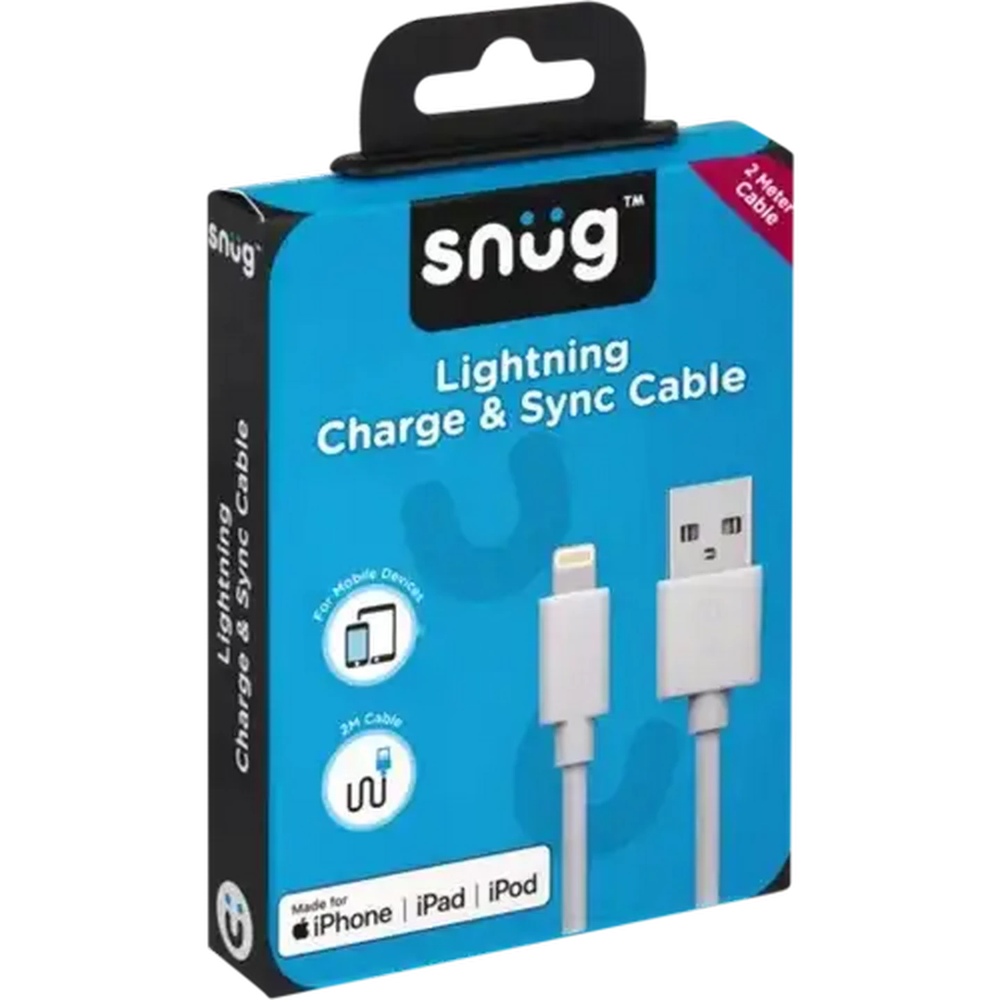 Checkers Sixty60 | Snug White Lightning Charge & Sync Cable 2m