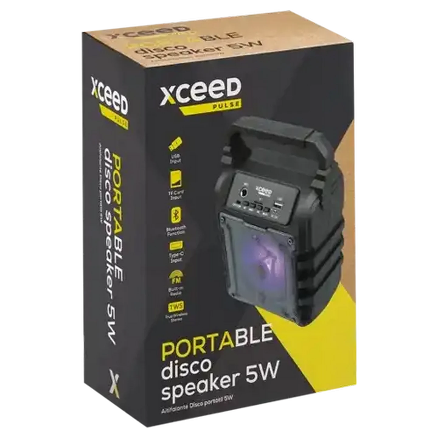 Image of Xceed Portable Disco Speaker 5W