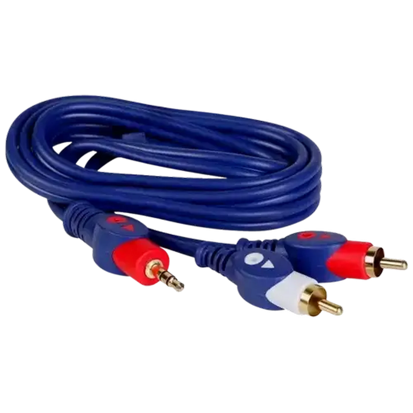 Image of ELLIES BP2R/SMJ 2RCA to Stereo Mini Jack Plug Audio Lead 1.5m