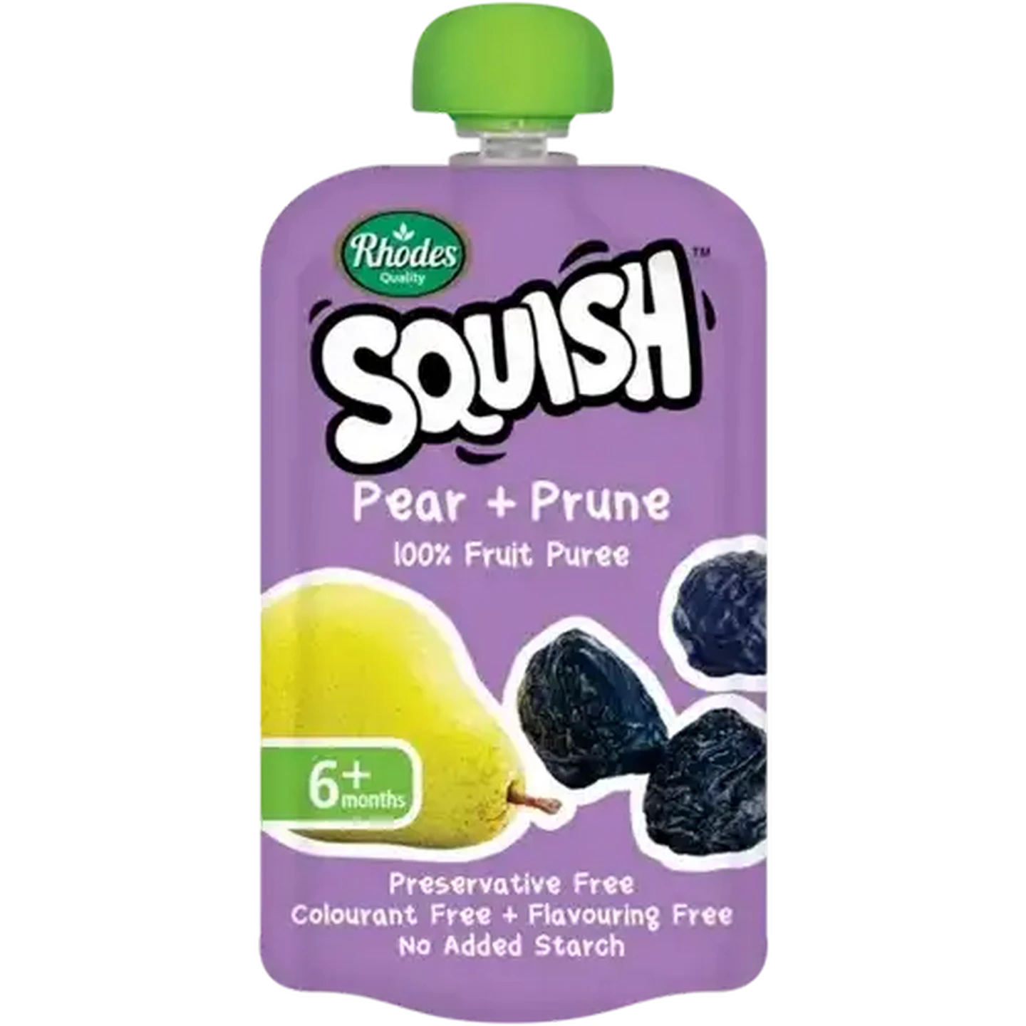 Image of Squish Pear & Prune 100% Fruit Puree 110ml