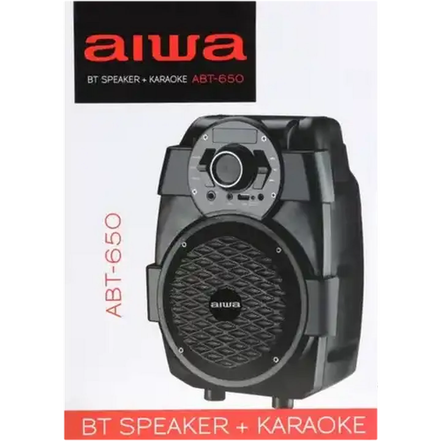 Image of AIWA ABT-650 Bluetooth Karaoke Speaker