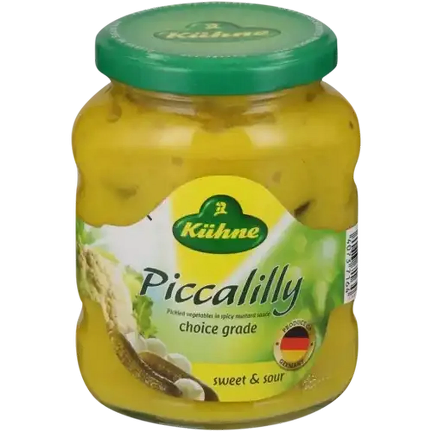 Image of Kühne Piccalilly Sweet & Sour Pickled Vegetables Jar 360g
