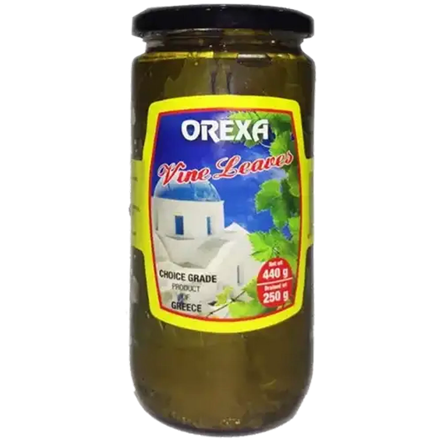 Image of Orexa Vine Leaves in Brine 440g