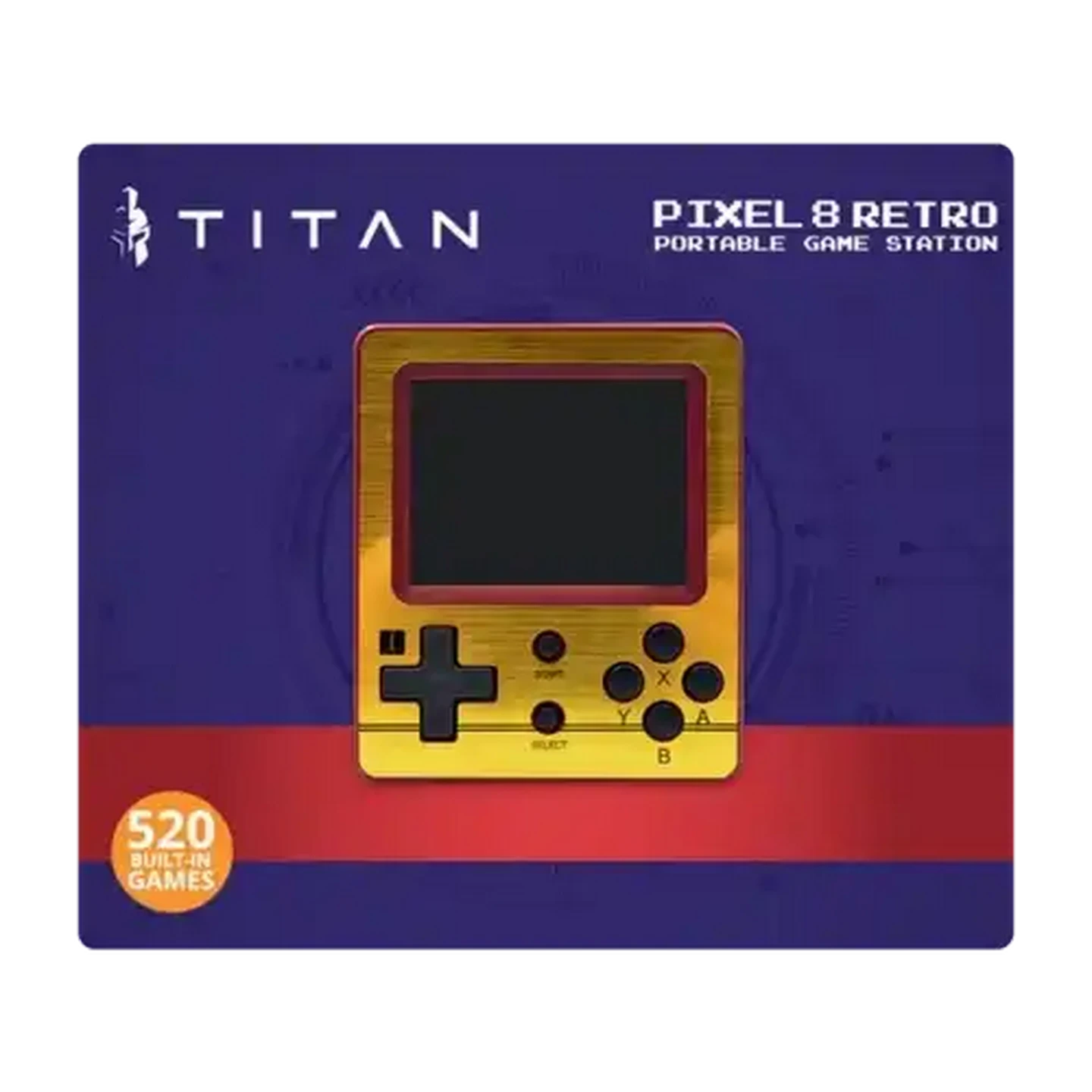 Image of Titan Pixel 8 Retro Portable - 520 in 1