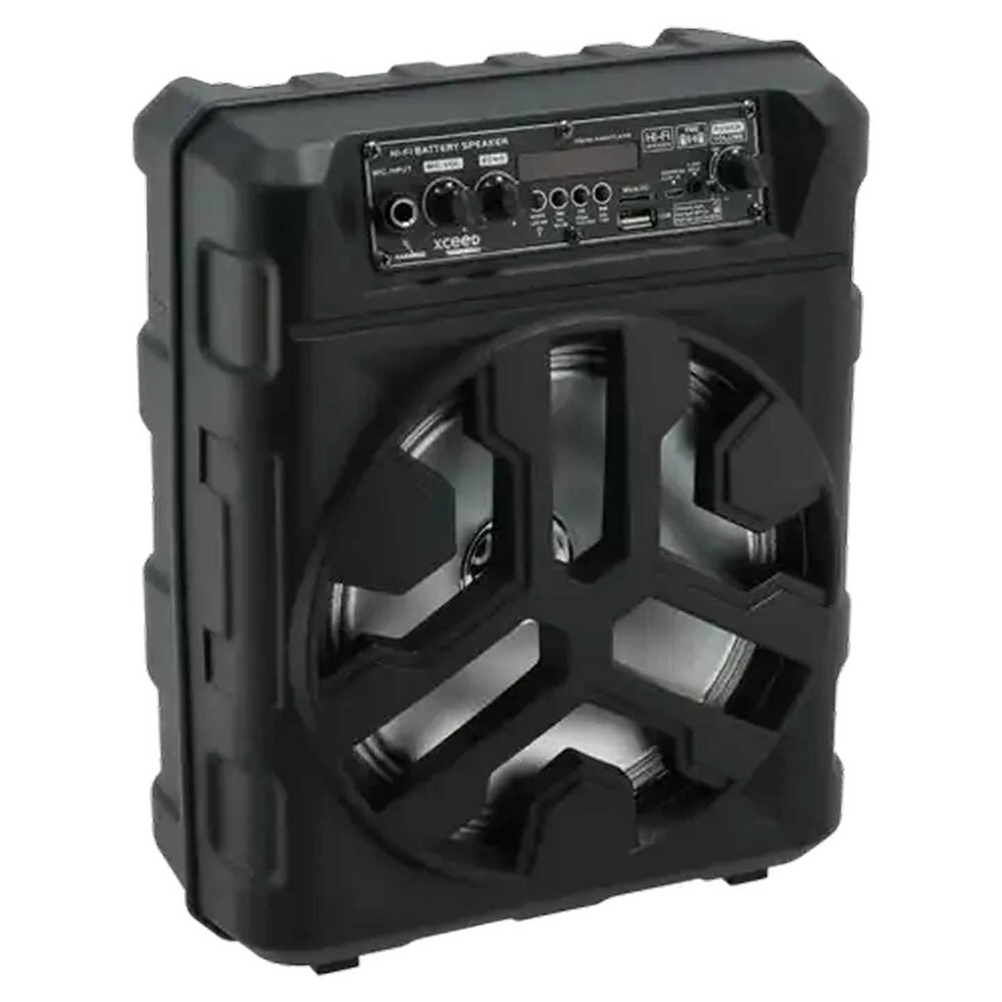 Image of Xceed Pulse Black Large Portable Disco Speaker 15W