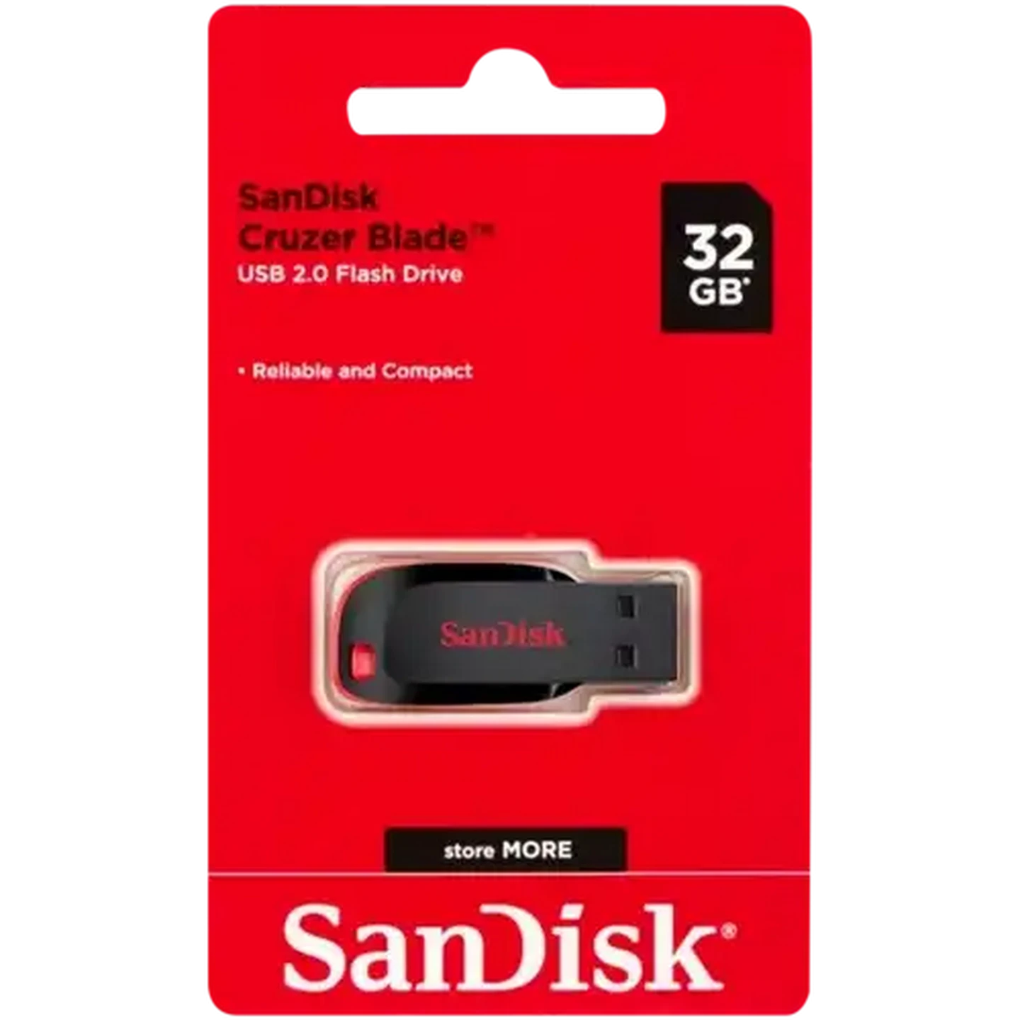 Image of SanDisk Cruzer Blade USB-A 2.0 Flash Drive 32GB
