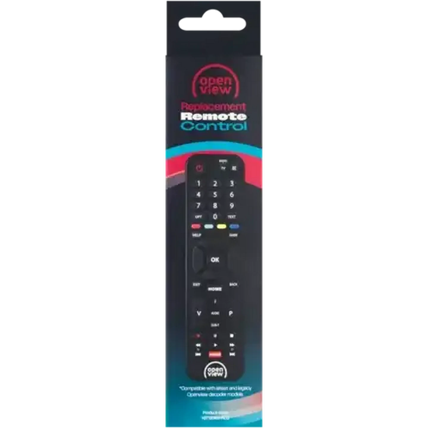 Image of Openview Black Replacement Remote Control