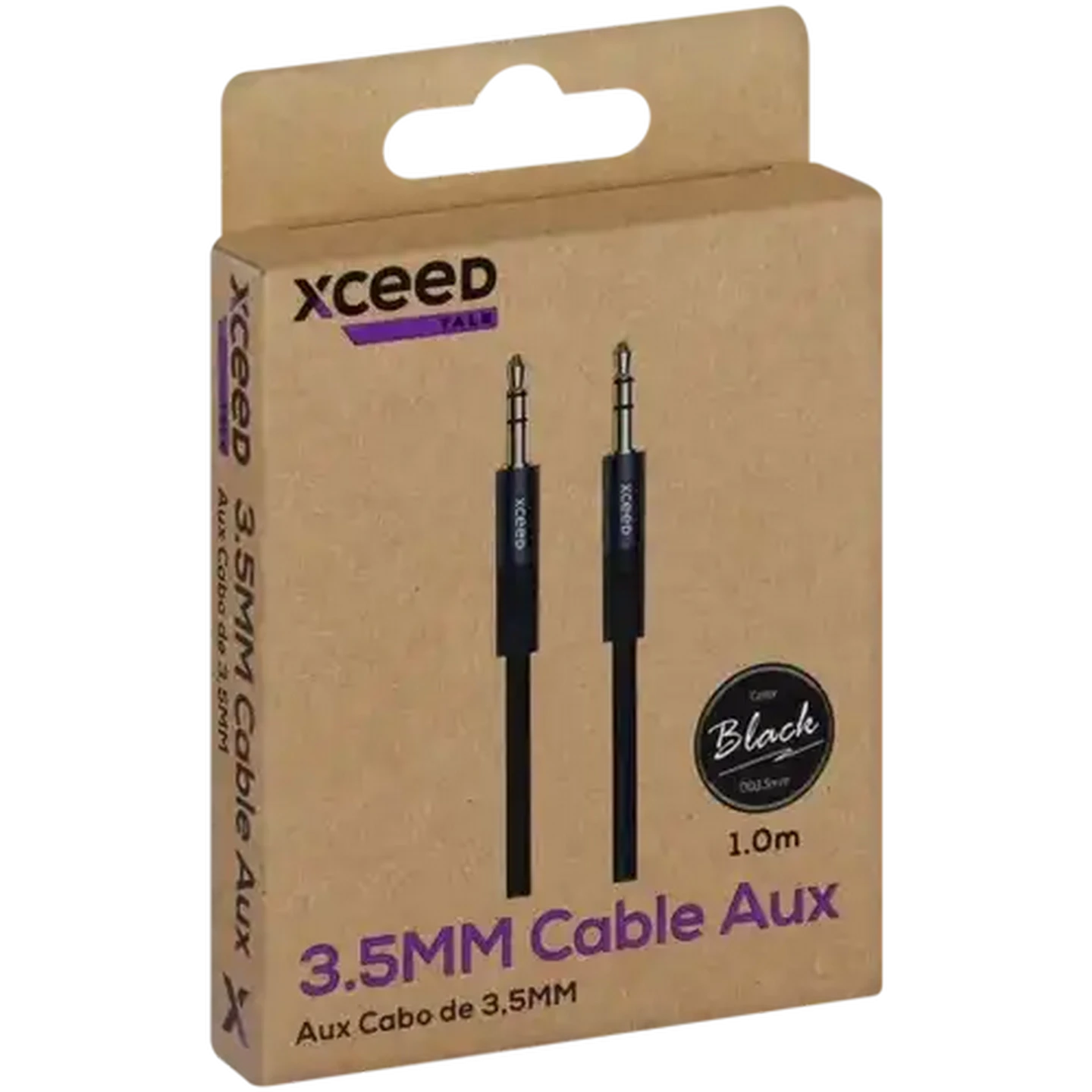 Image of Xceed Talk Black AUX Cable 1m