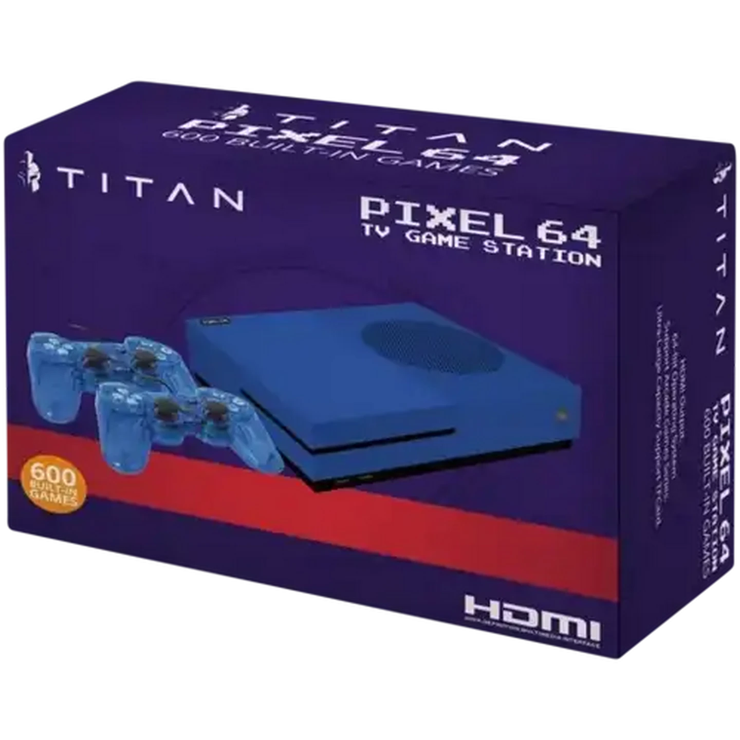 Image of Titan Pixel 64 600-In-1 TV Game Station