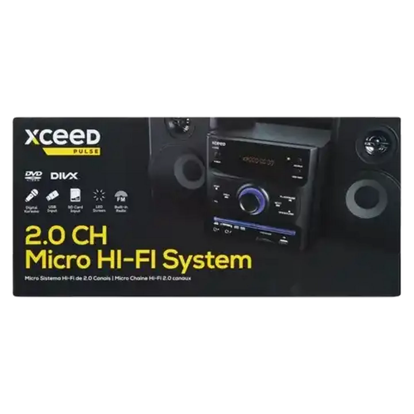 Image of Xceed Pulse 2 Channel Stereo Micro Hi-Fi 35W