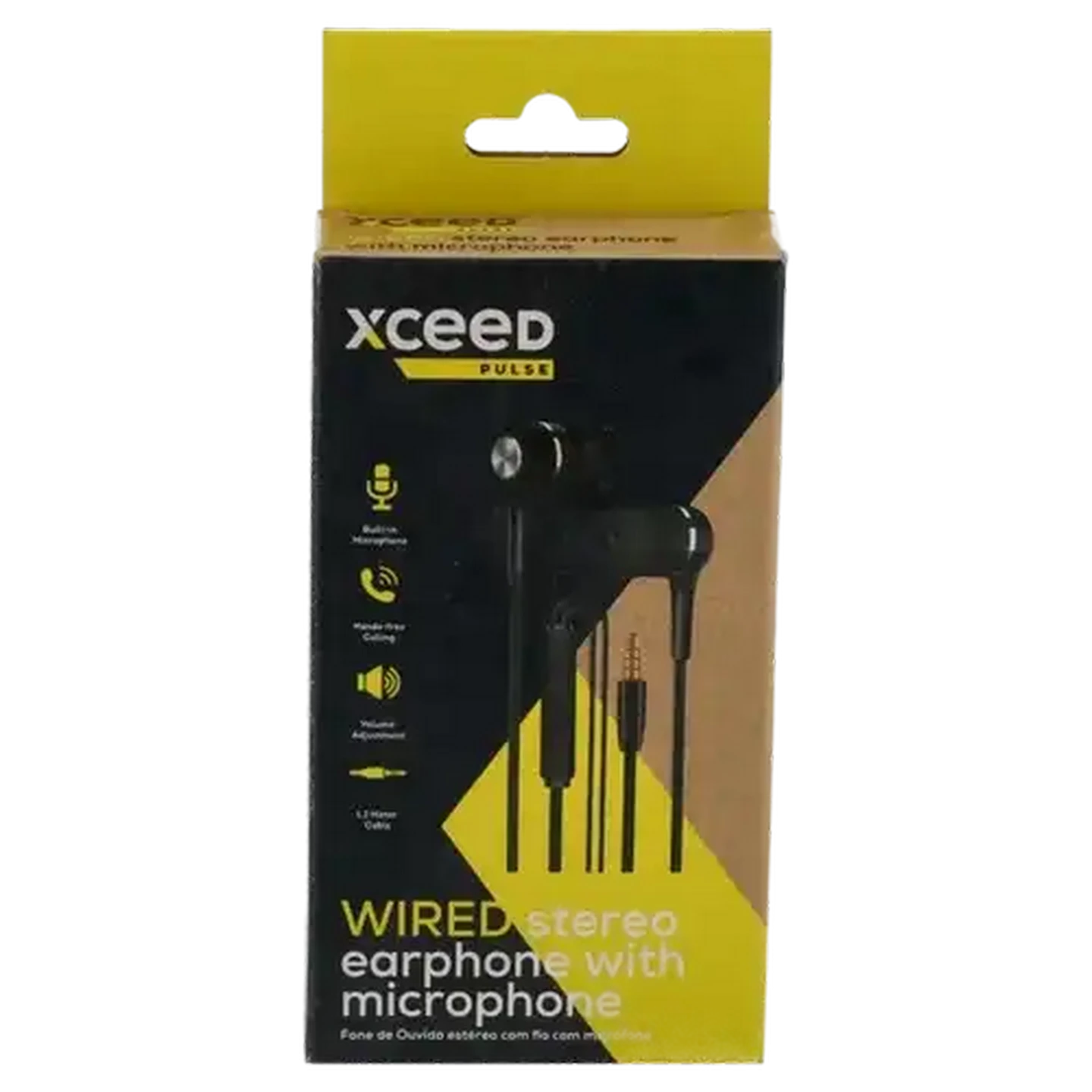 Checkers Sixty60 | Xceed Pulse Black Wired Microphone Stereo Earphones