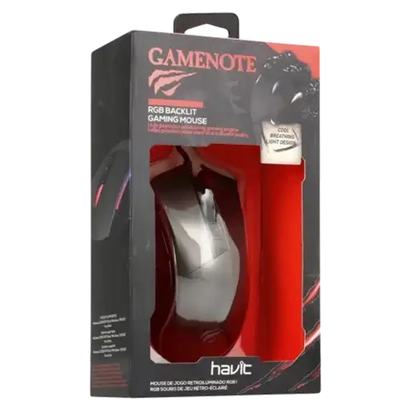 Image of HAVIT Gamenote RGB Backlit Gaming Mouse