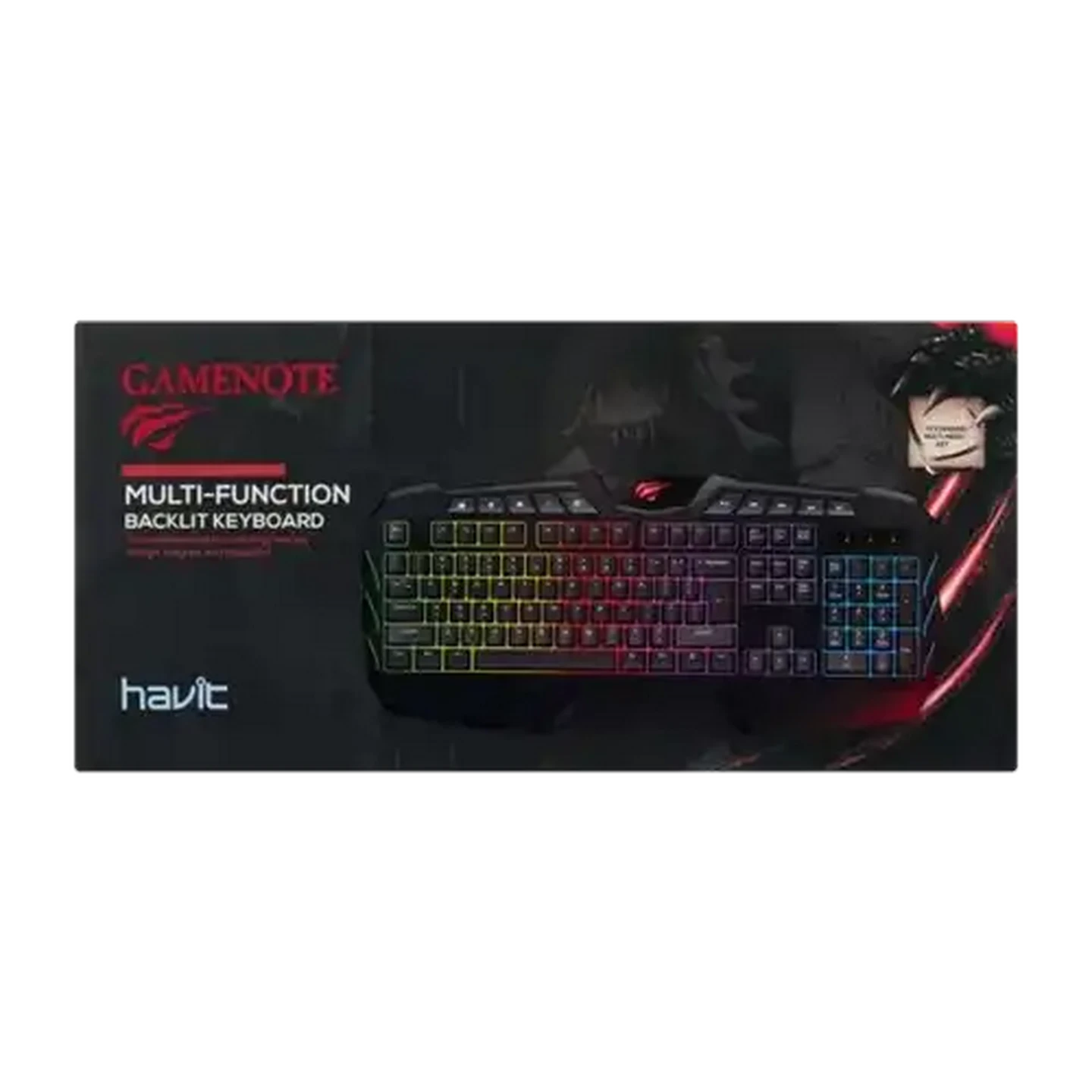 Image of HAVIT Gamenote RGB Backlit Multi-Function Keyboard