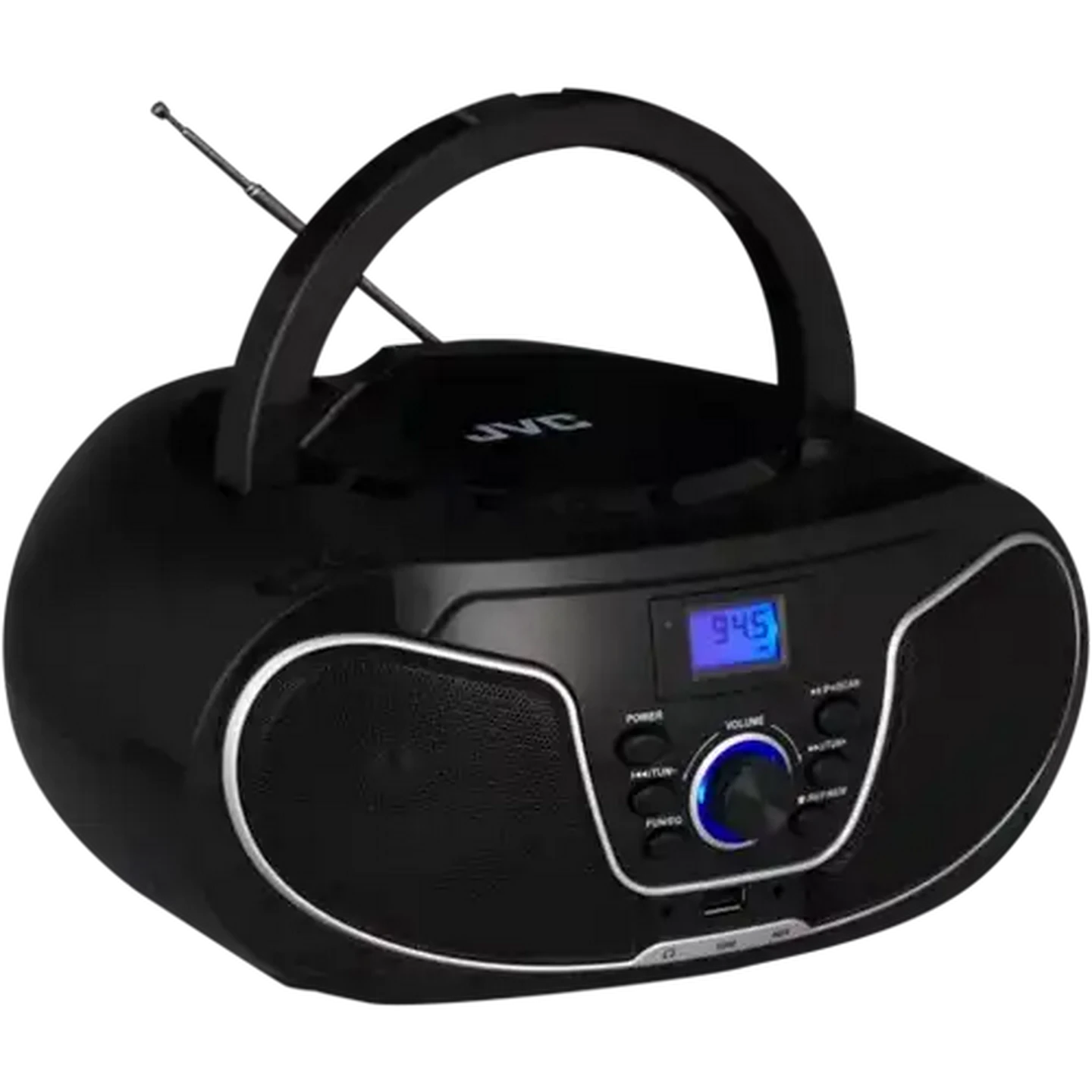 Image of JVC Portable Tabletop CD Player Radio 8W