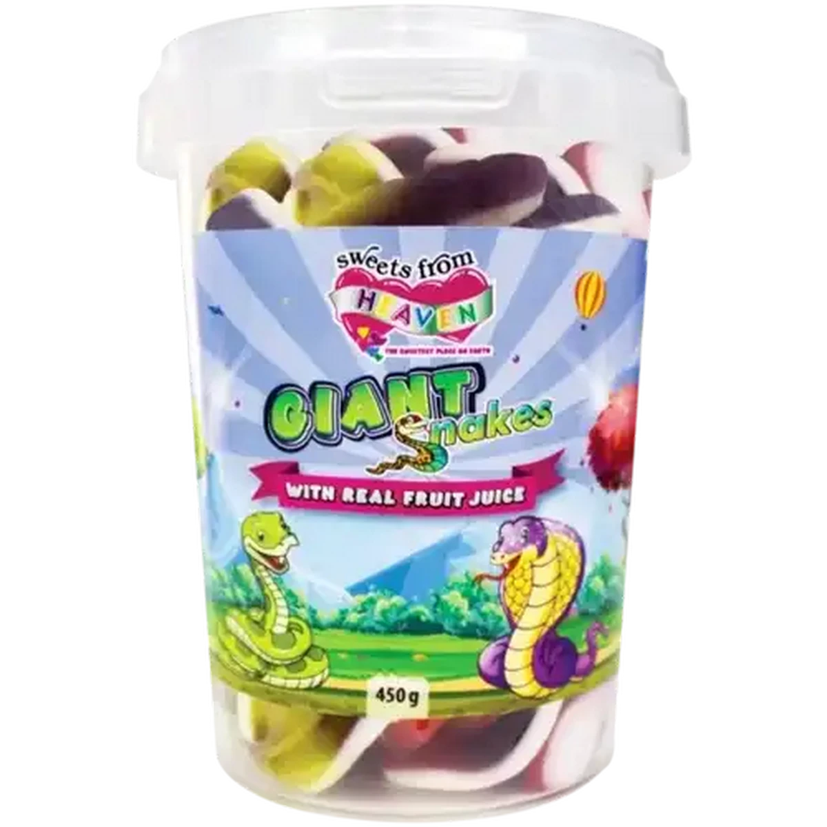 Checkers Sixty60 | Sweets From Heaven Giant Snakes Tub 450g