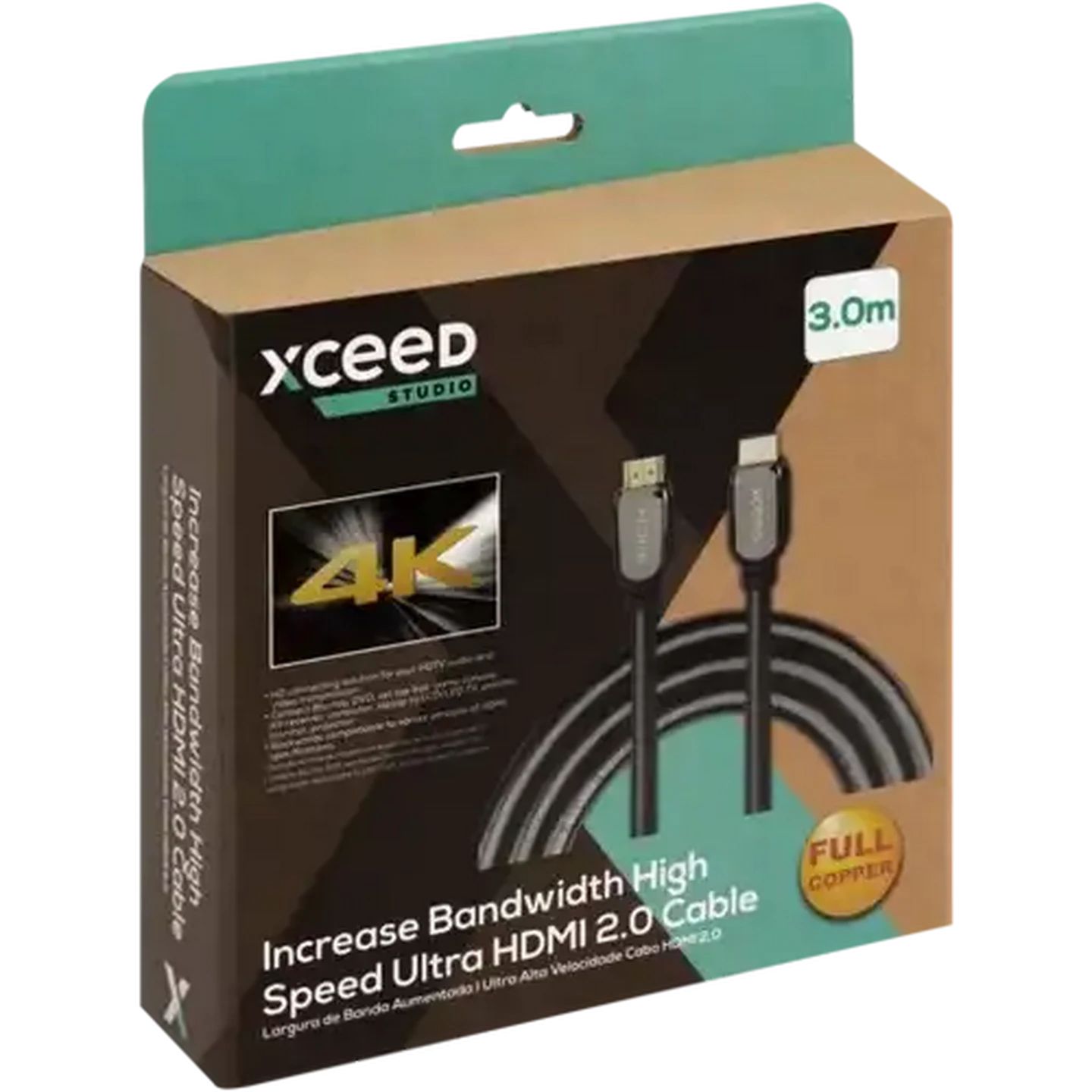 Image of Xceed Studio Ultra-High Speed 3m HDMI 2.0 Cable