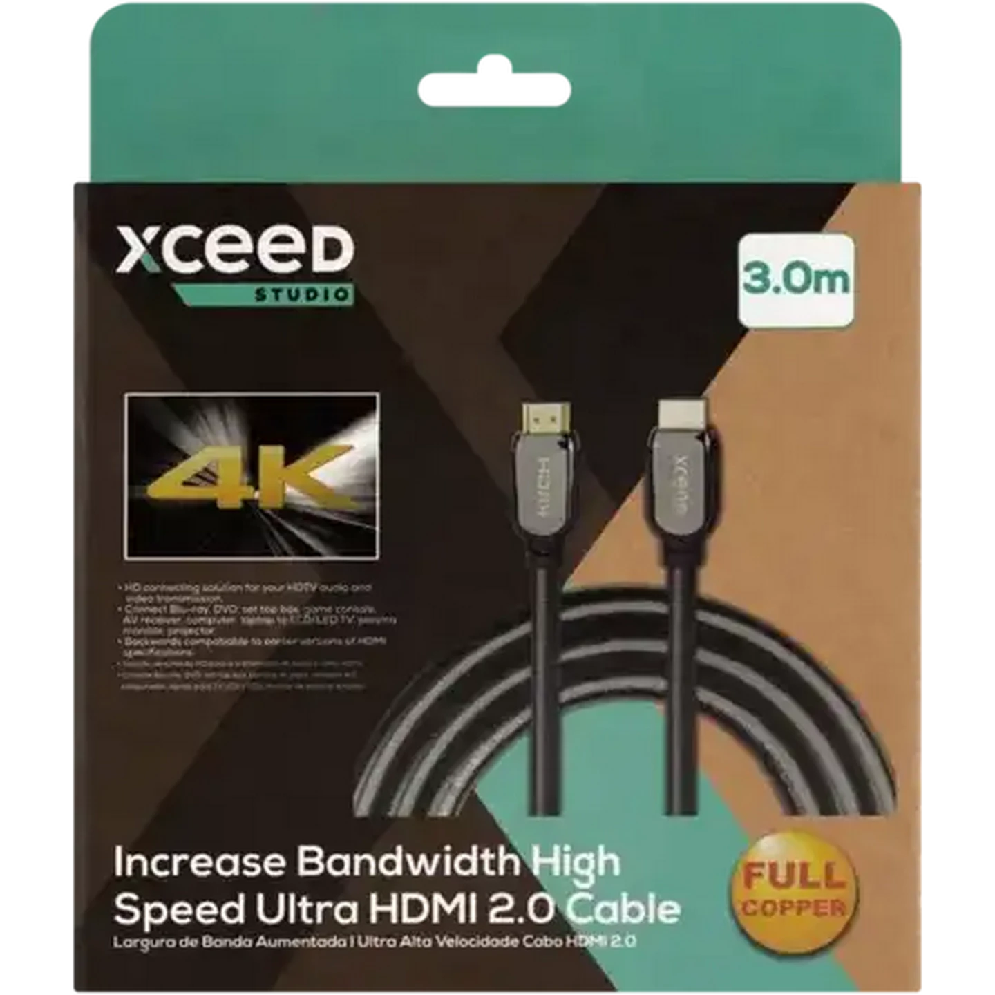 Image of Xceed Studio Ultra-High Speed 3m HDMI 2.0 Cable