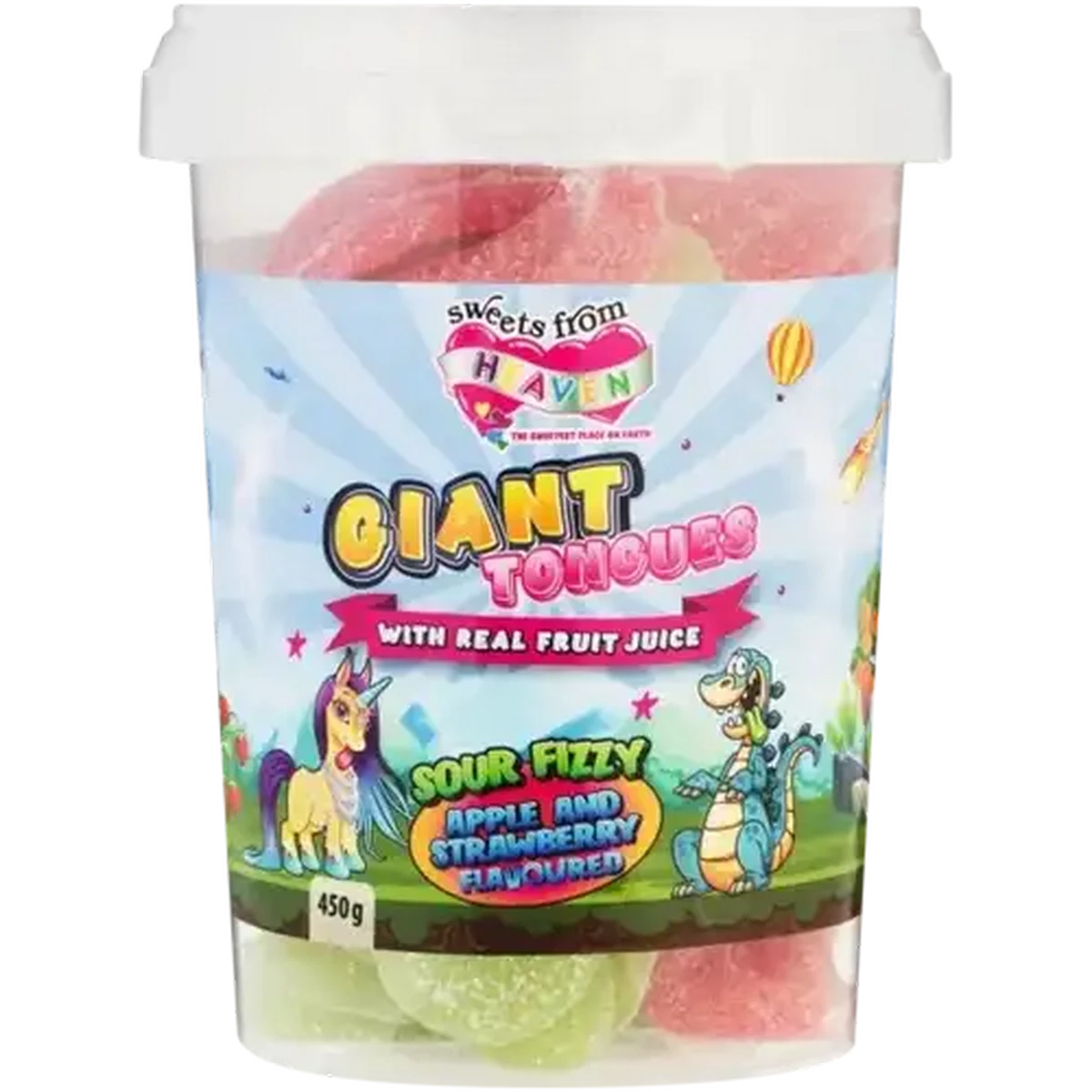 Checkers Sixty60 | Sweets From Heaven Sour Fizzy Giant Tongues Tub