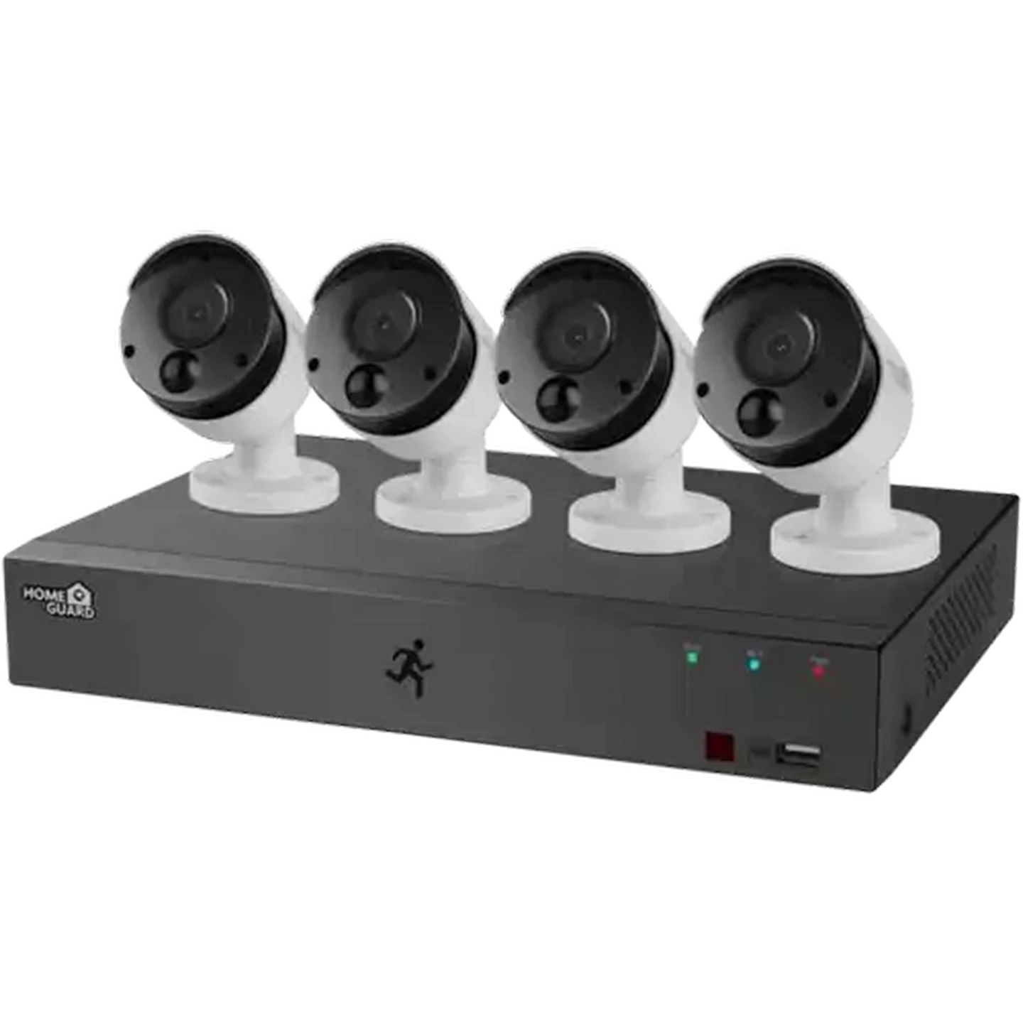 Image of Homeguard White Wired 8-Channel Camera Kit