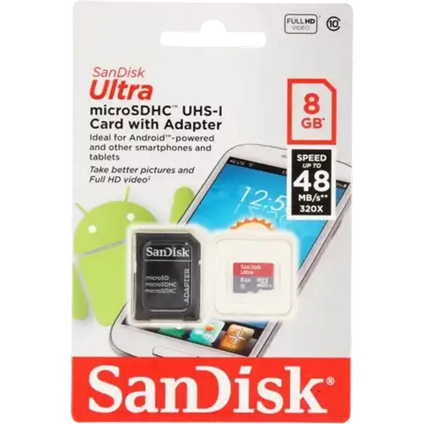 Image of SanDisk Ultra microSDHC Card 32GB