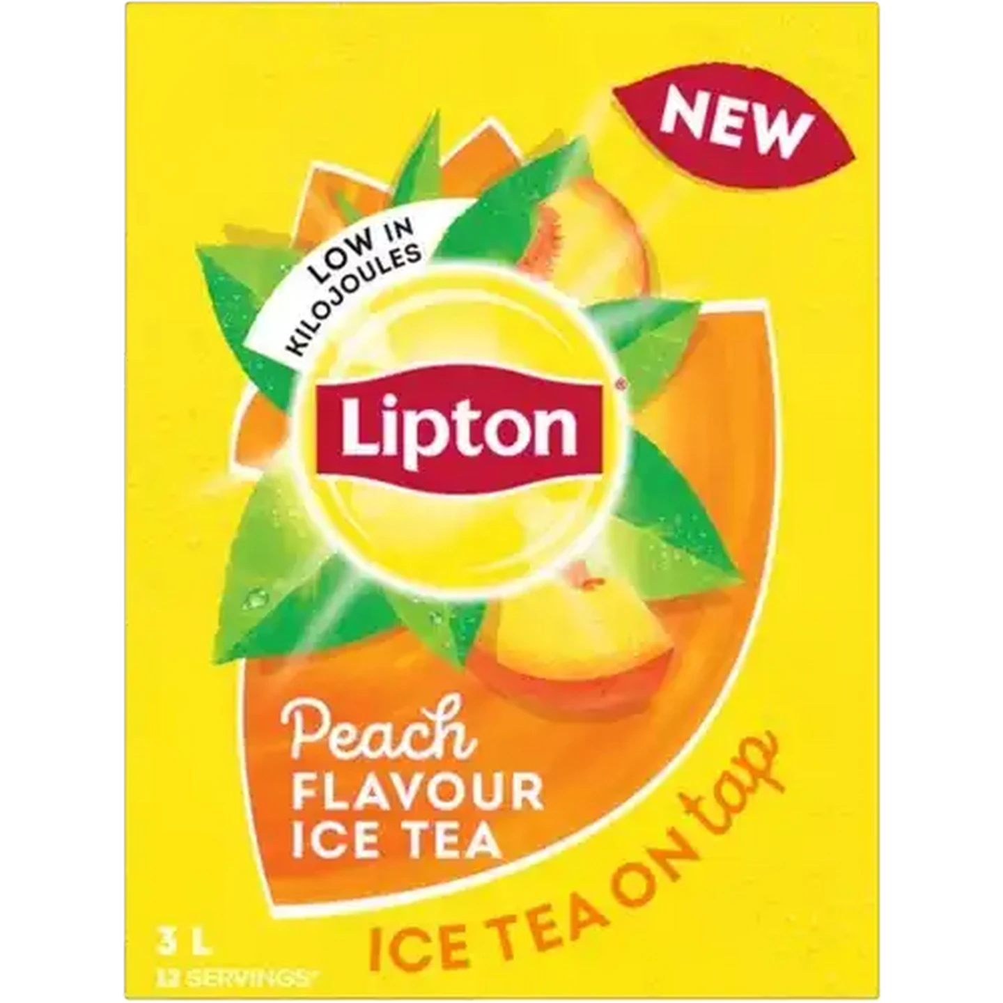 Image of Lipton Peach Flavoured Ice Tea Tap Box 3L