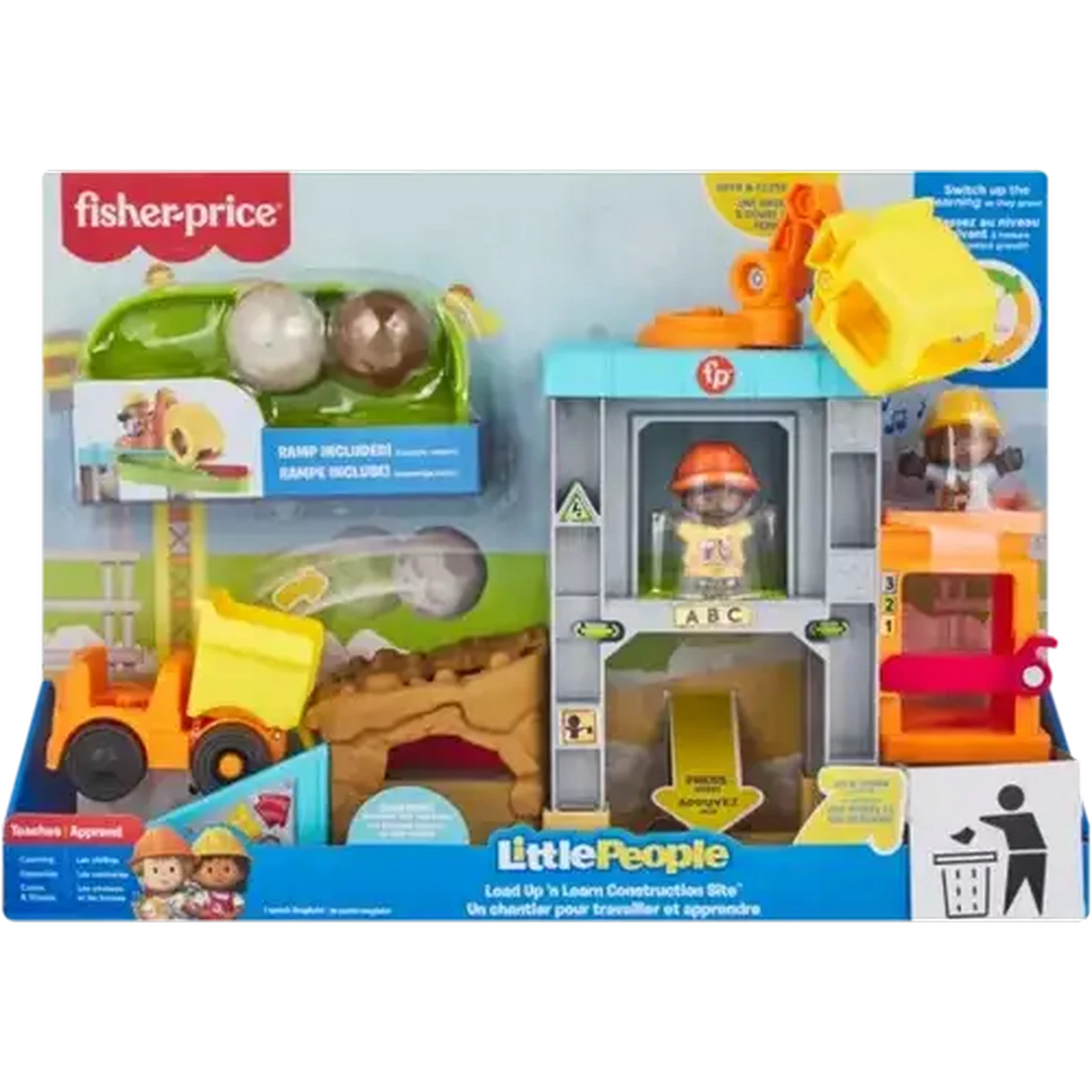Image of Fisher-Price Little People Load Up ‘n Learn Construction Site