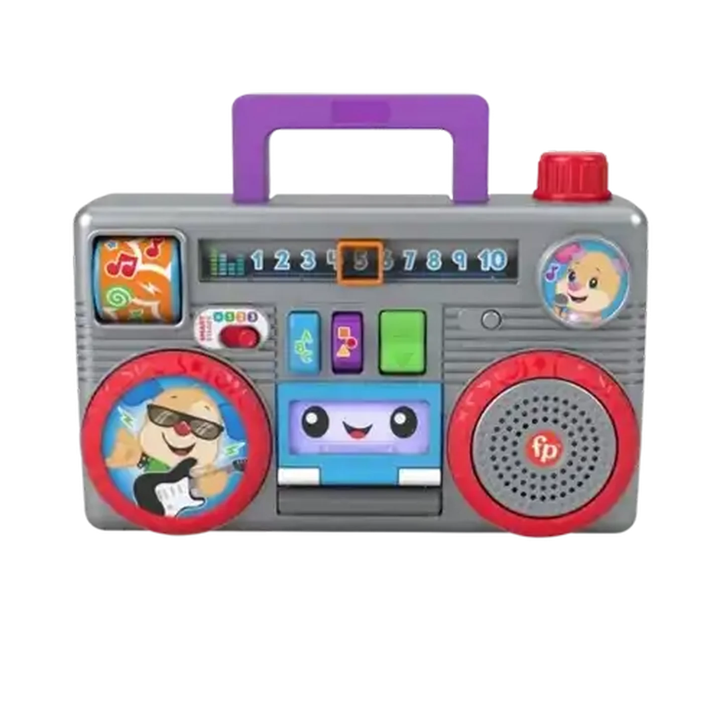 Image of Fisher-Price Laugh & Learn Busy Boombox Infant Activity Toy