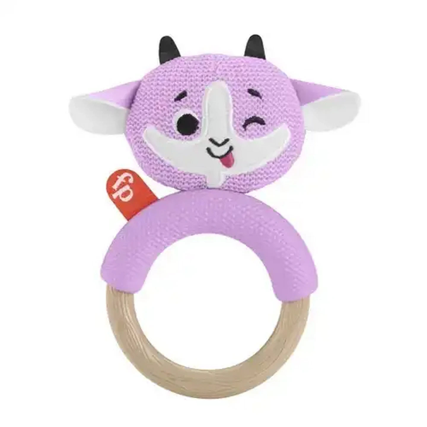 Image of Fisher-Price Knit Teether Animals (Colour May Vary)