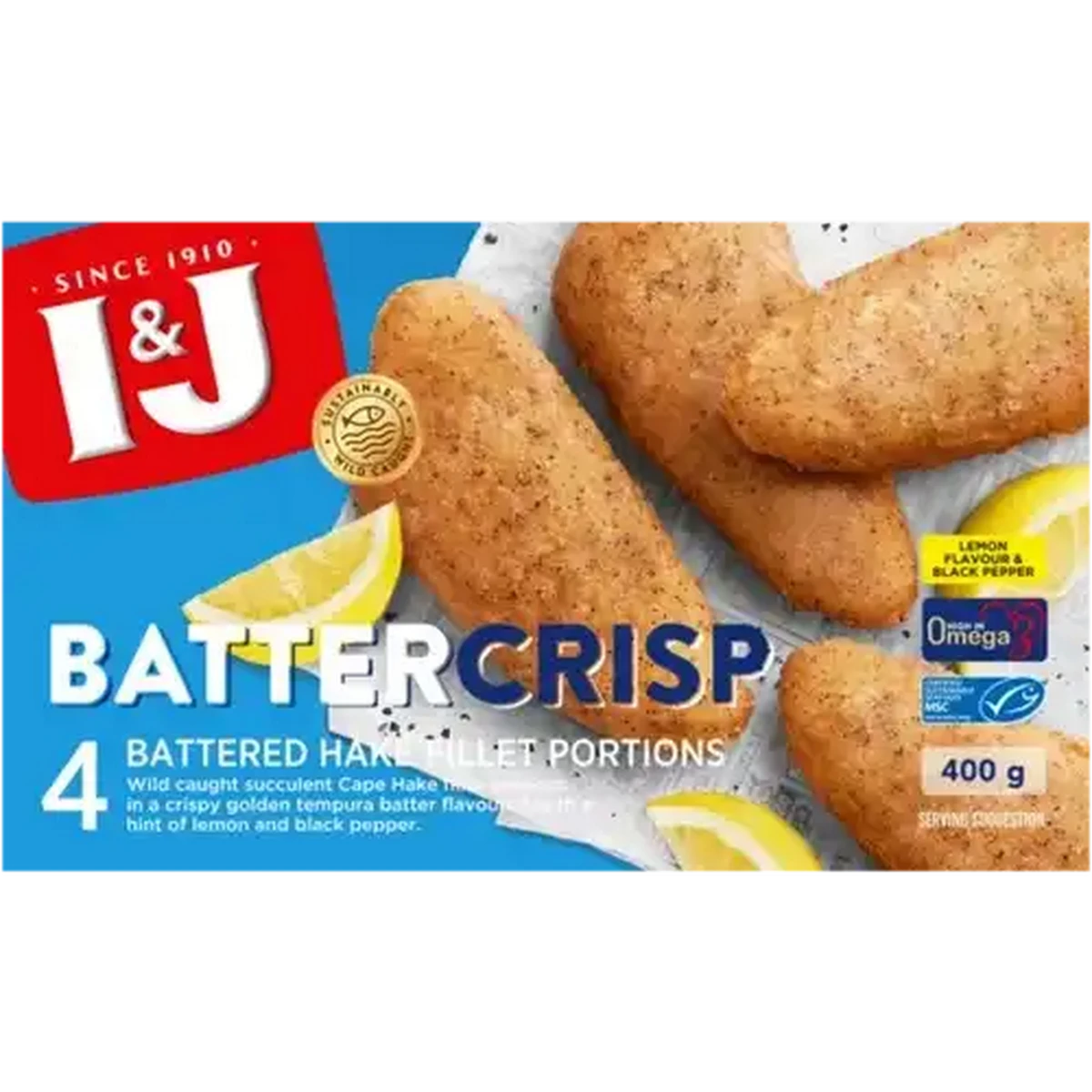 Checkers Sixty60 | I&J Batter Crisp Lemon Flavour & Black Pepper