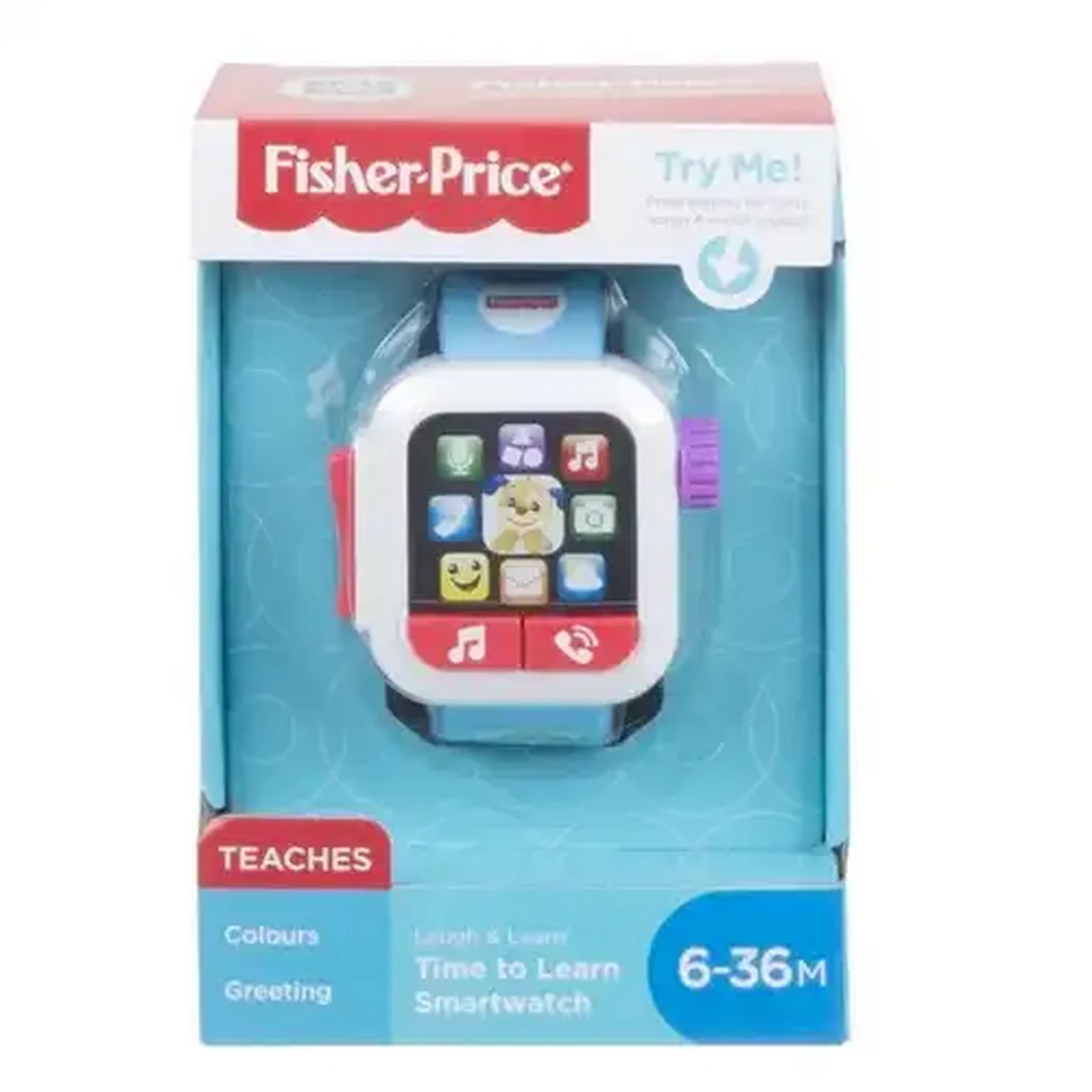 Image of Fisher-Price Laugh & Learn Time To Learn Smartwatch Toy