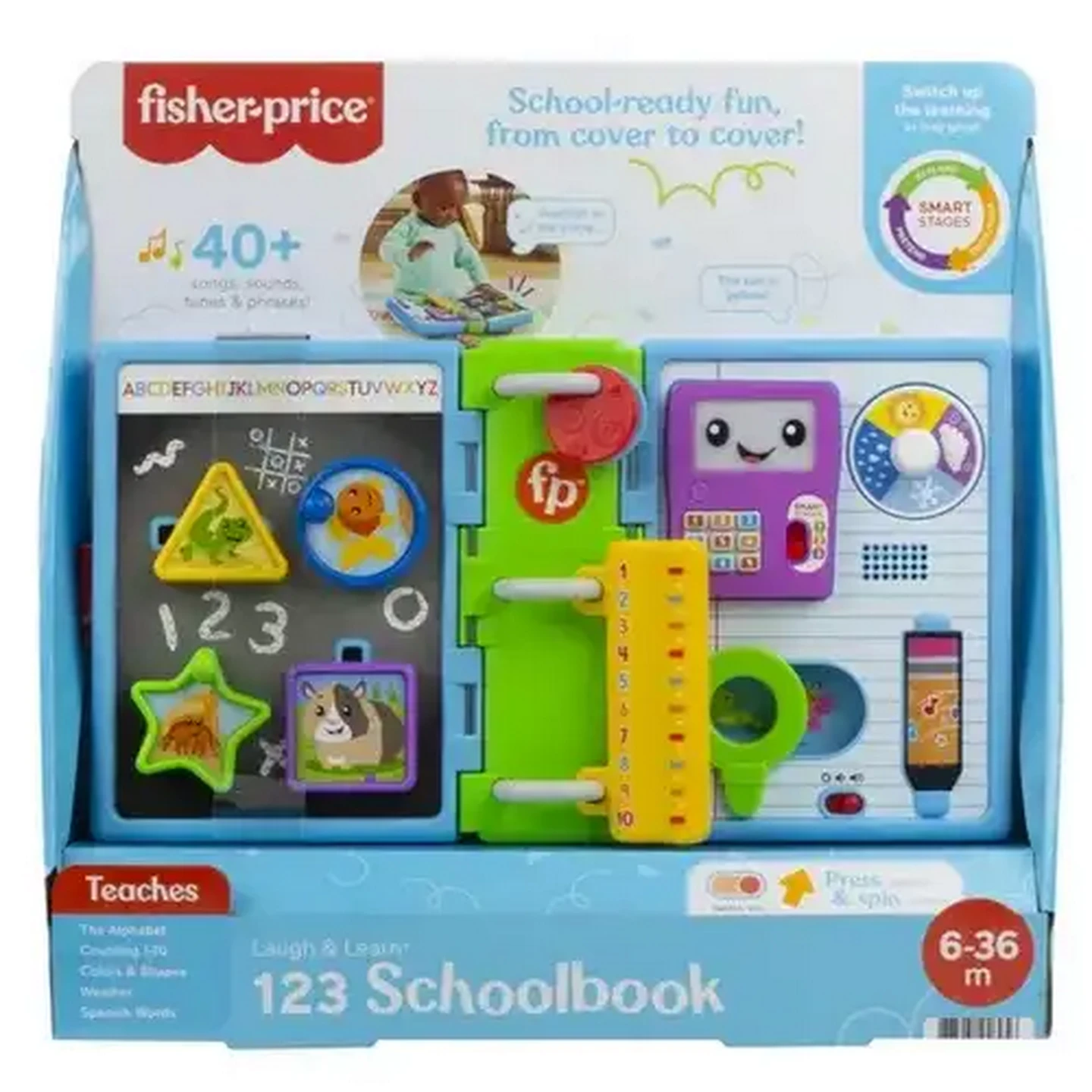 Image of Fisher-Price Laugh & Learn 123 Schoolbook