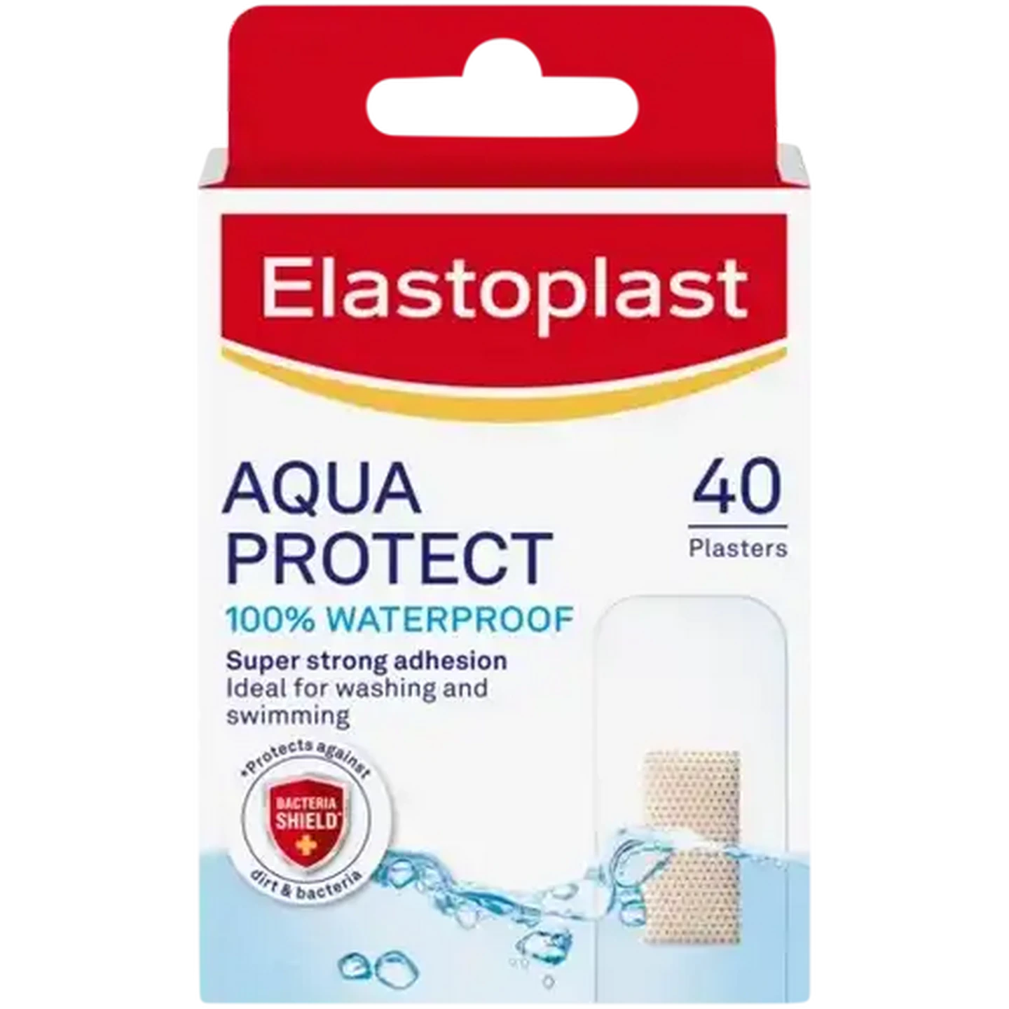 Image of Elastoplast Aqua Protect Plasters Strips 40 Pack