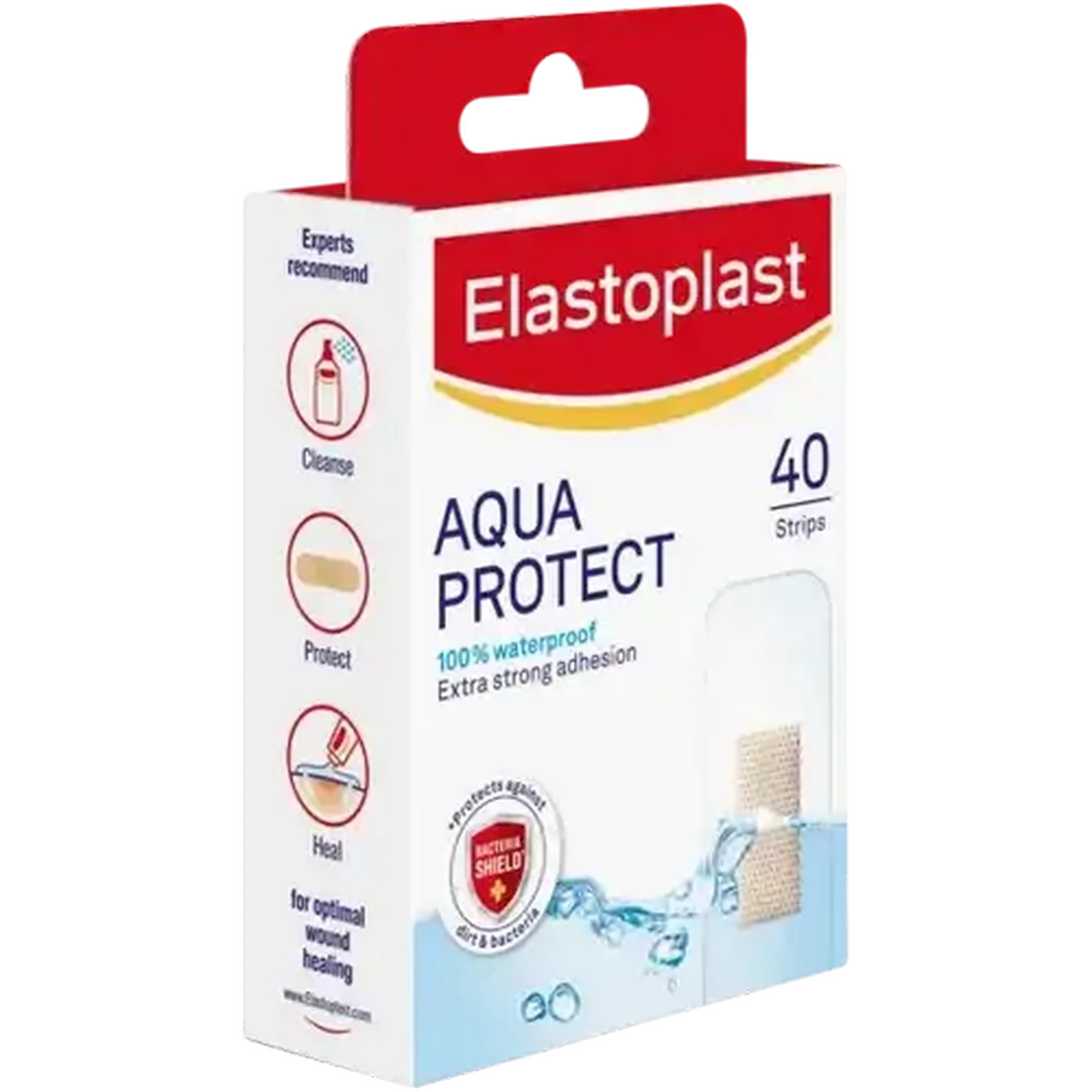 Image of Elastoplast Aqua Protect Plasters Strips 40 Pack