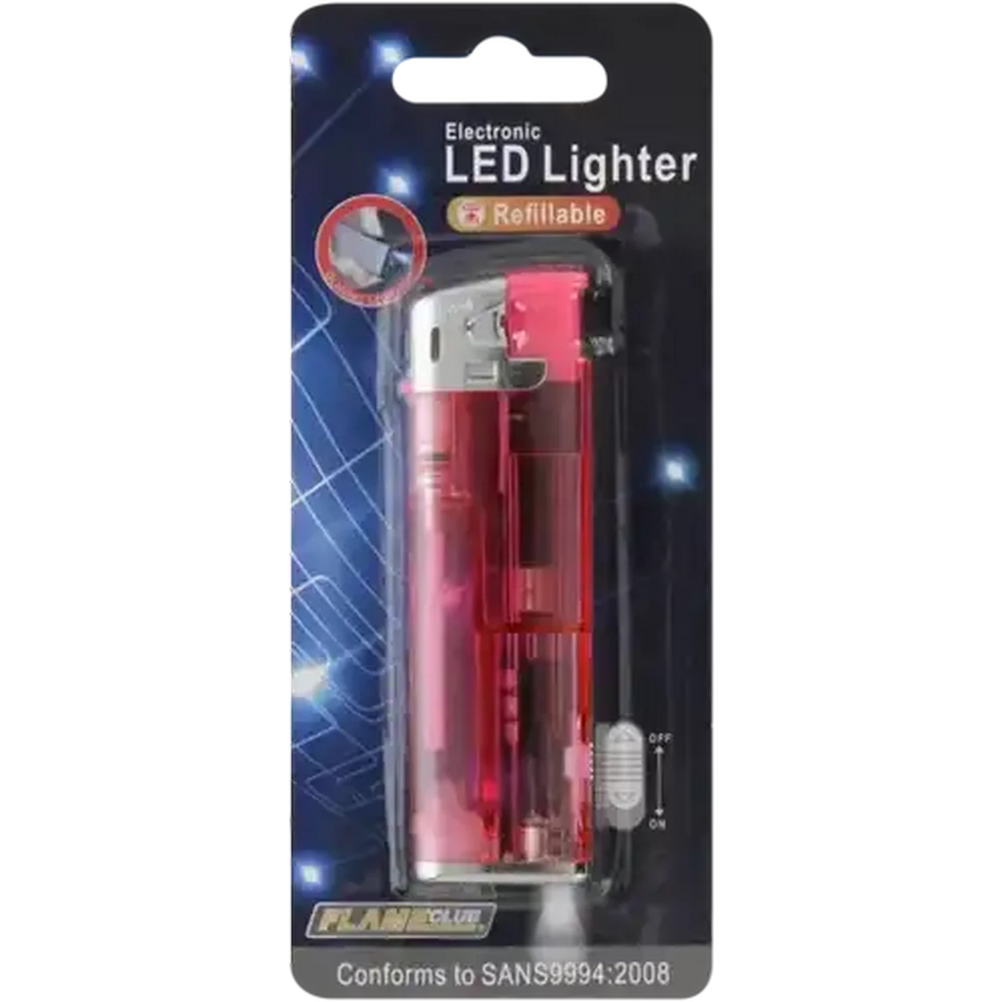 Image of Flame Club LED Lighter (Colour May Vary)