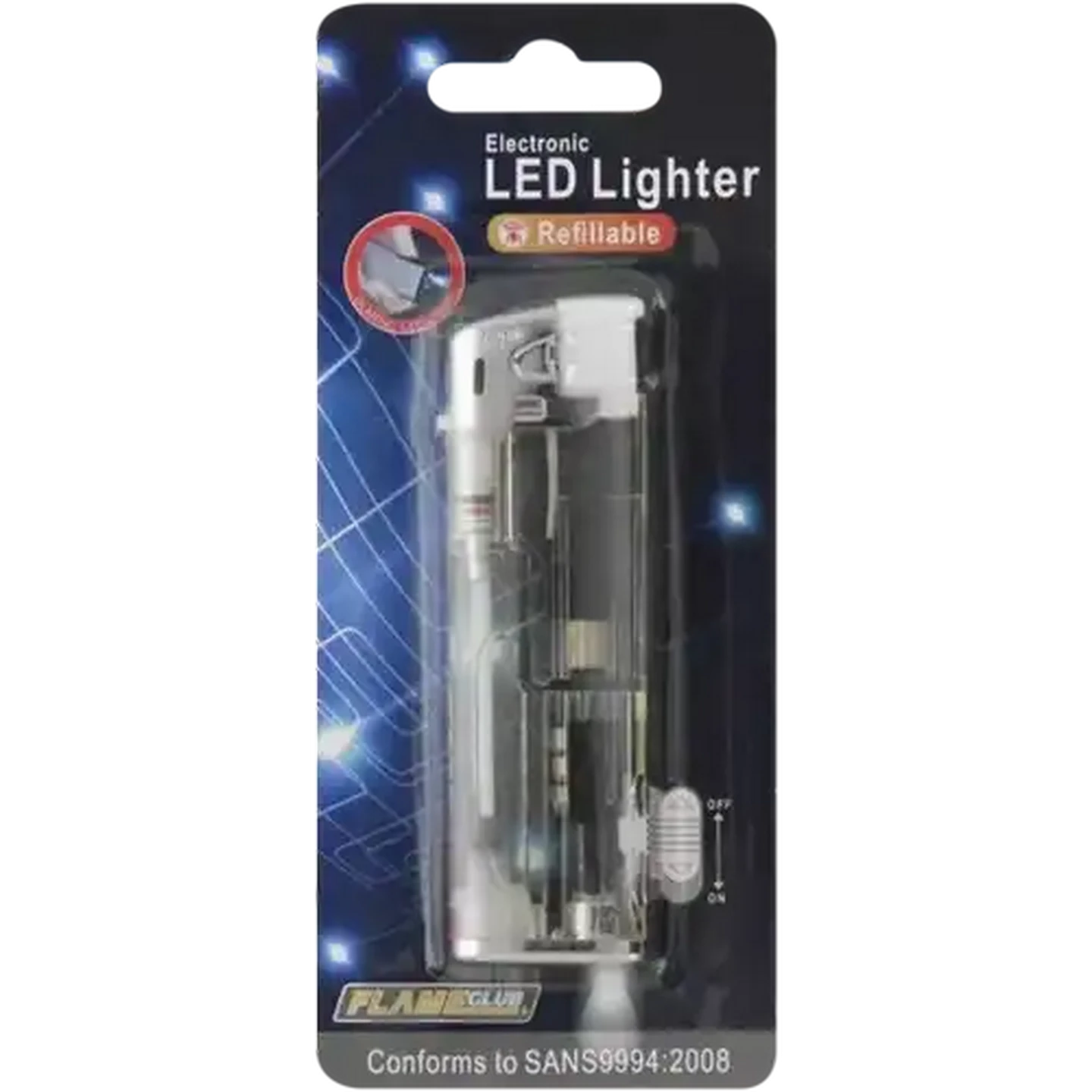 Image of Flame Club LED Lighter (Colour May Vary)