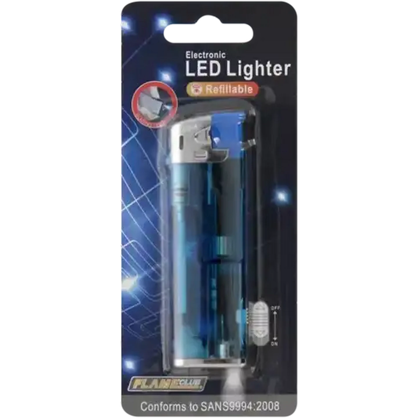 Image of Flame Club LED Lighter (Colour May Vary)