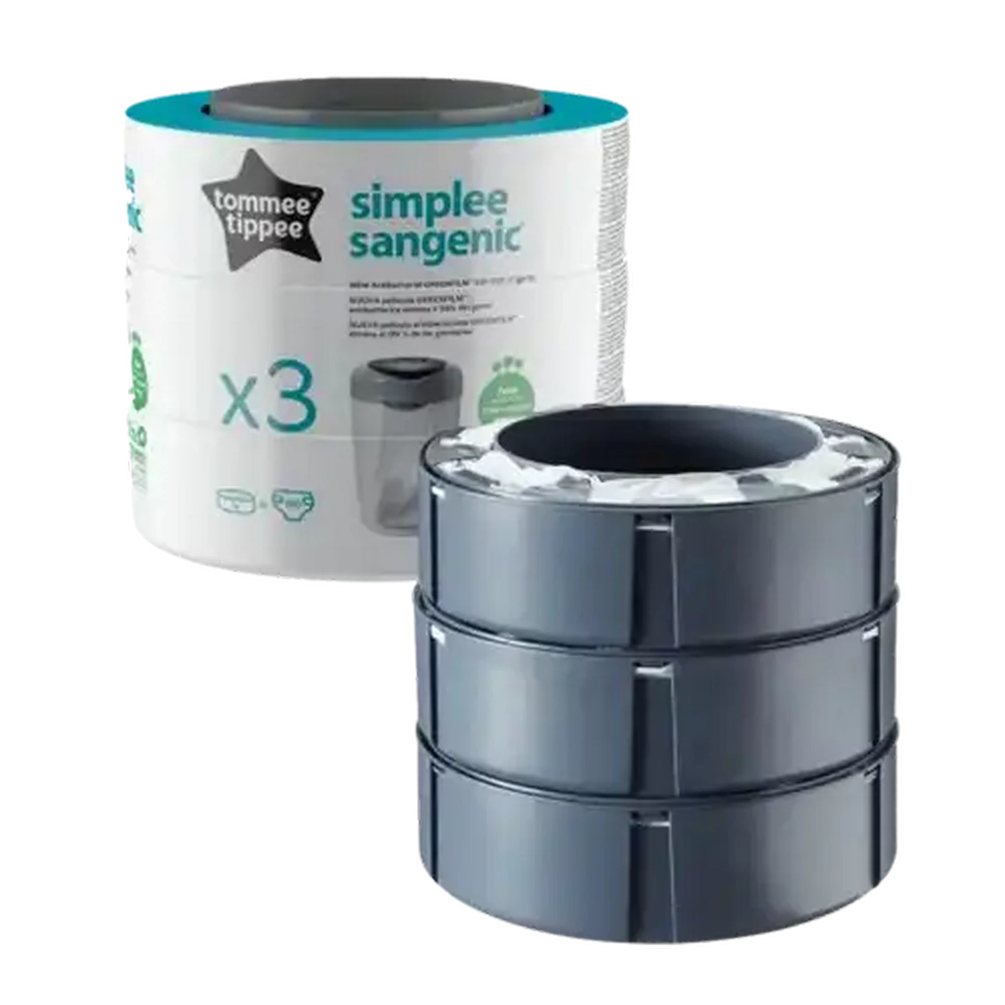 Image of Tommee Tippee Sangenic Simplee Cassette 3-Pack