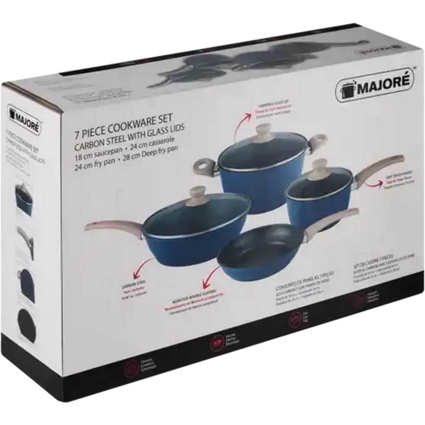 Checkers Sixty60 | Majoré Blue Carbon Steel Cookware Set With
