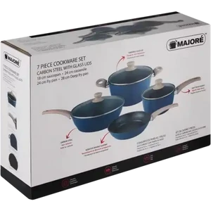 Checkers Sixty60 | Majoré Blue Carbon Steel Cookware Set With
