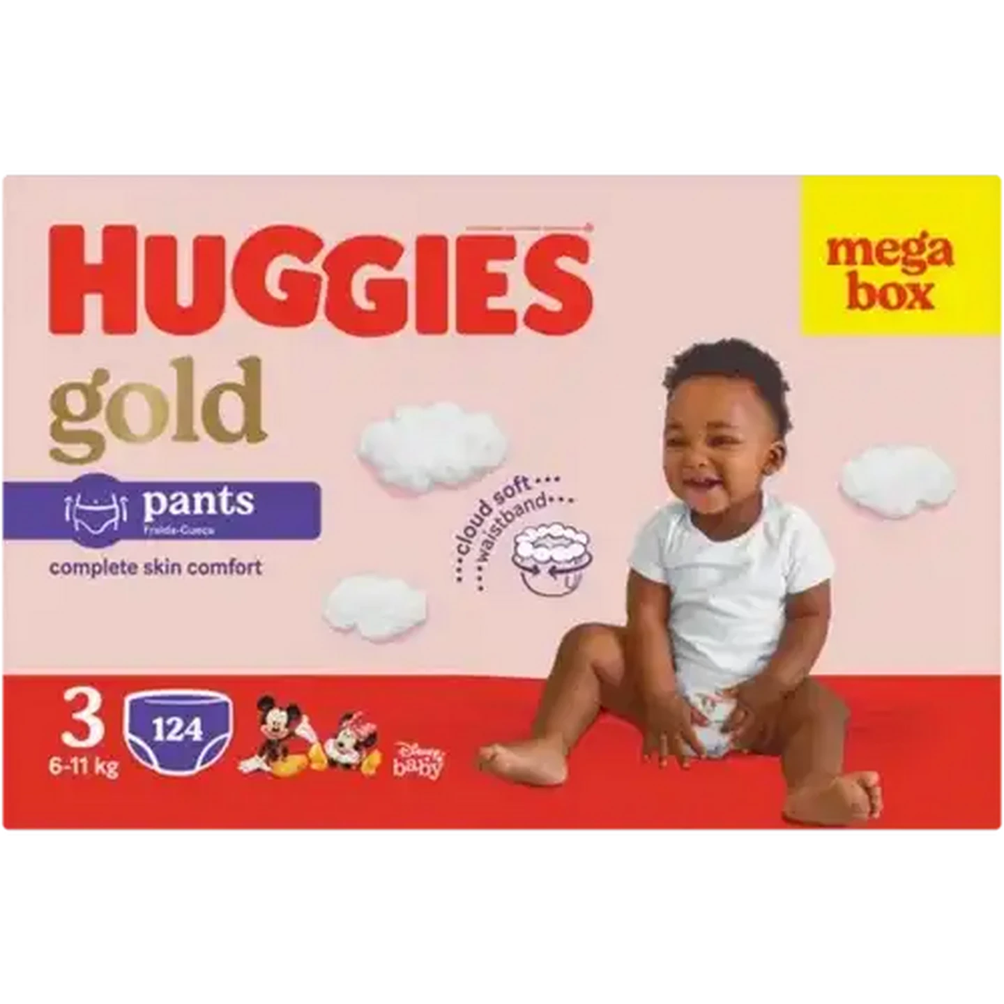 Image of Huggies Gold Size 3 Pants 124 Pack