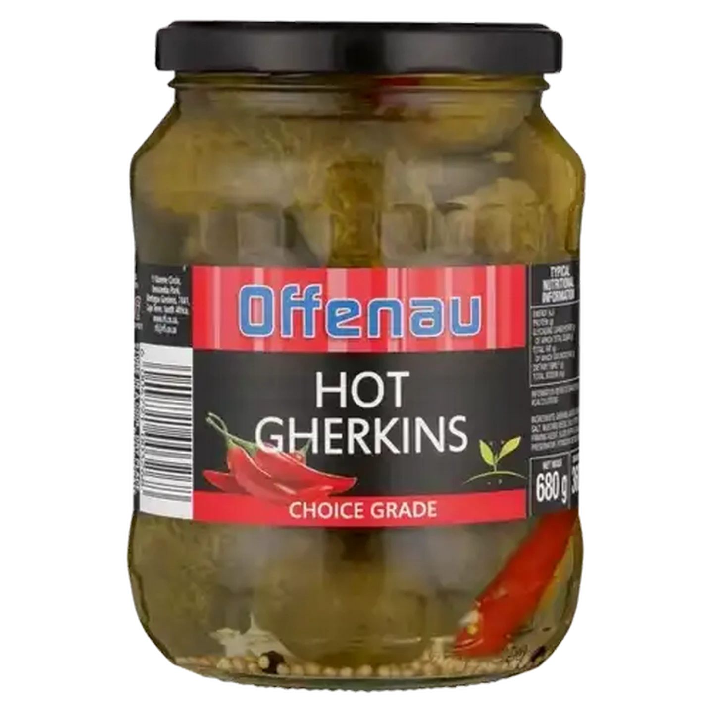 Image of Offenau Hot Gherkins 680g