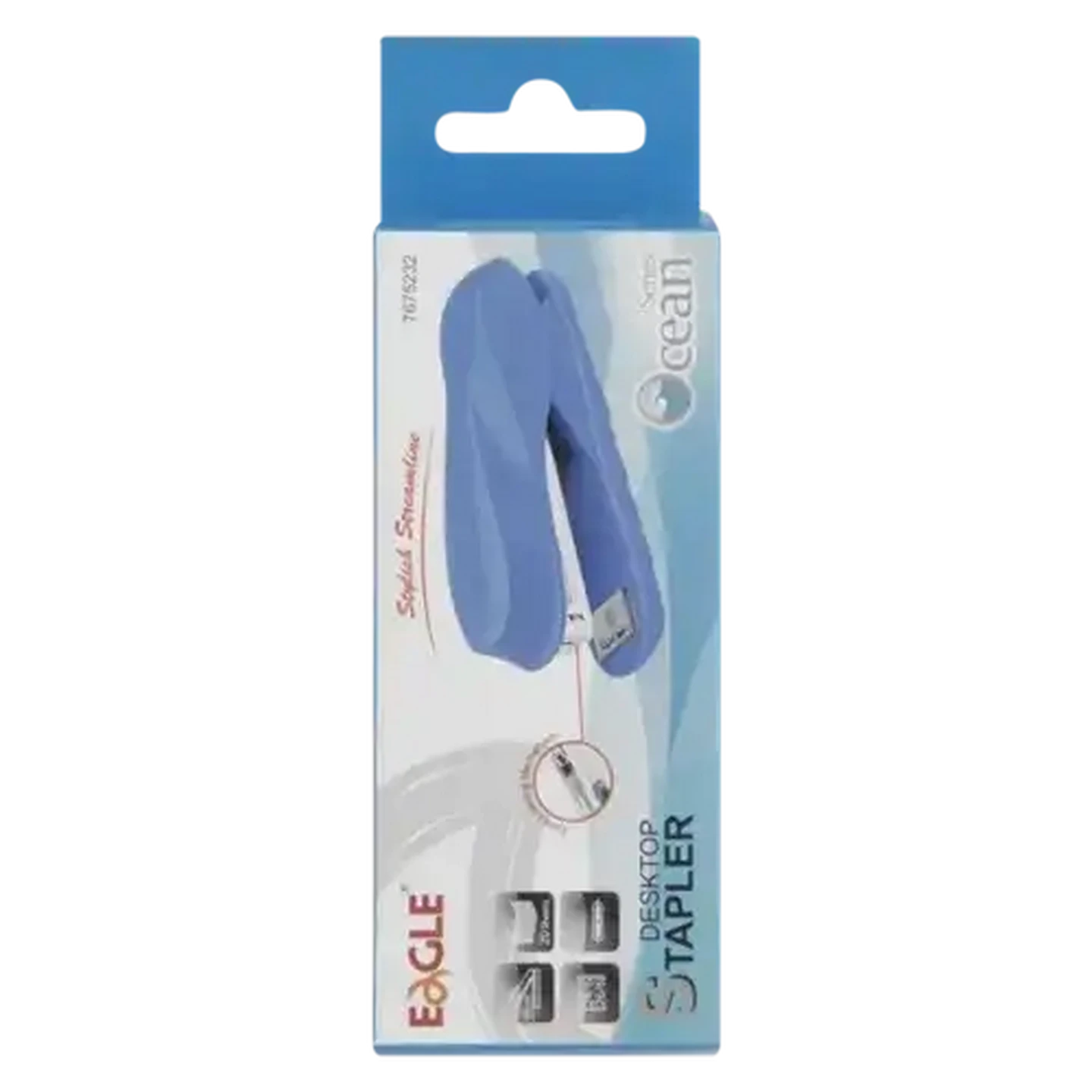 Image of Eagle Blue Ocean Series Desktop Stapler 48mm