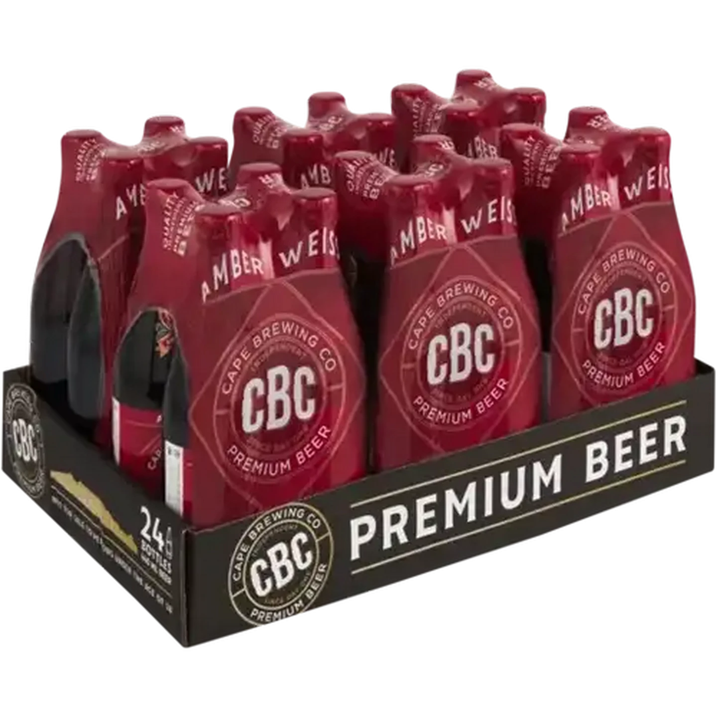 Image of CBC Amber Weiss Bottles 24 x 440ml