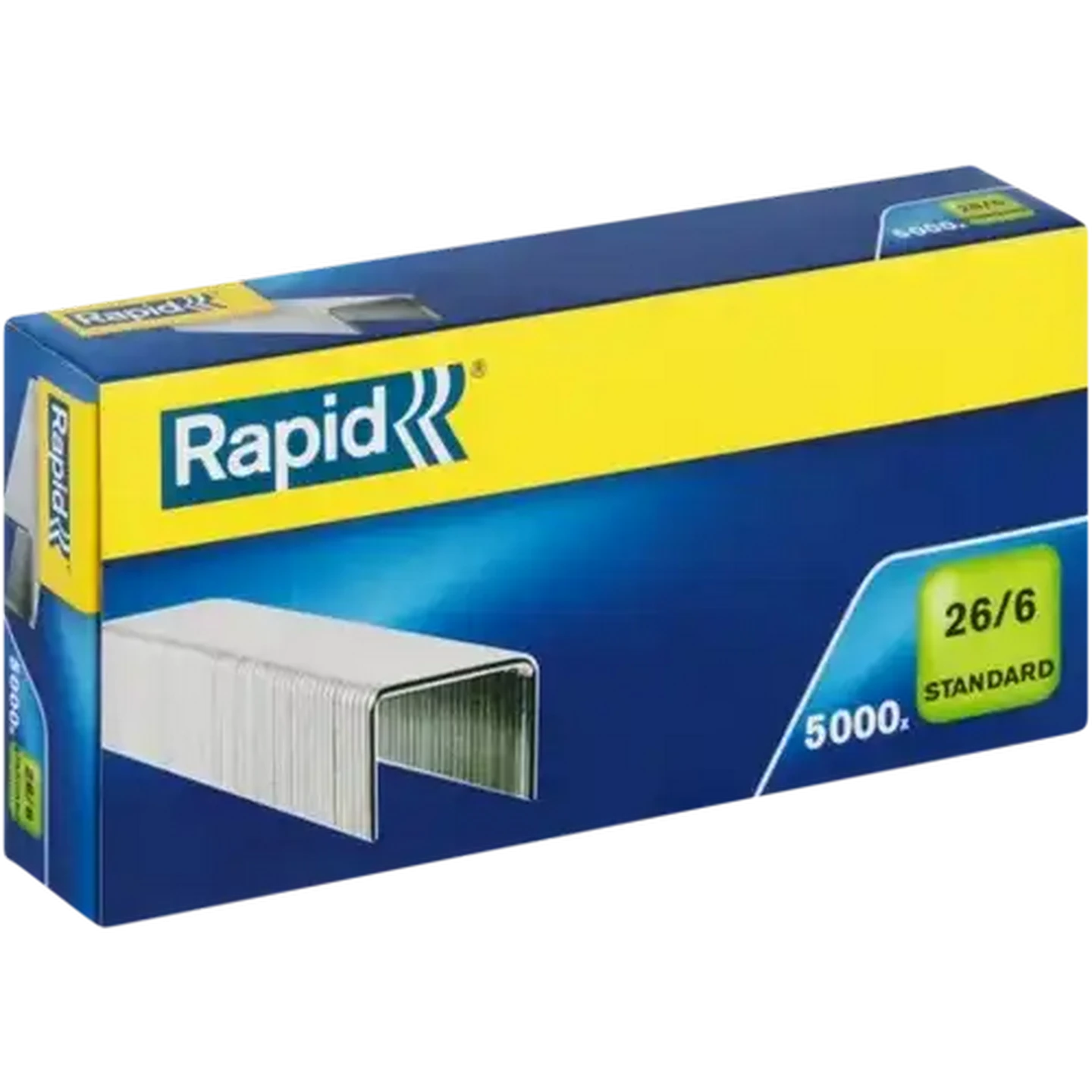 Image of Rapid Silver 26/6 Standard Staples 5000-Pack