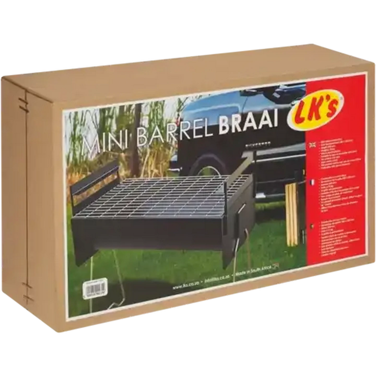 Checkers Sixty60 | LK's Mini Barrel Braai 585mm x 350mm