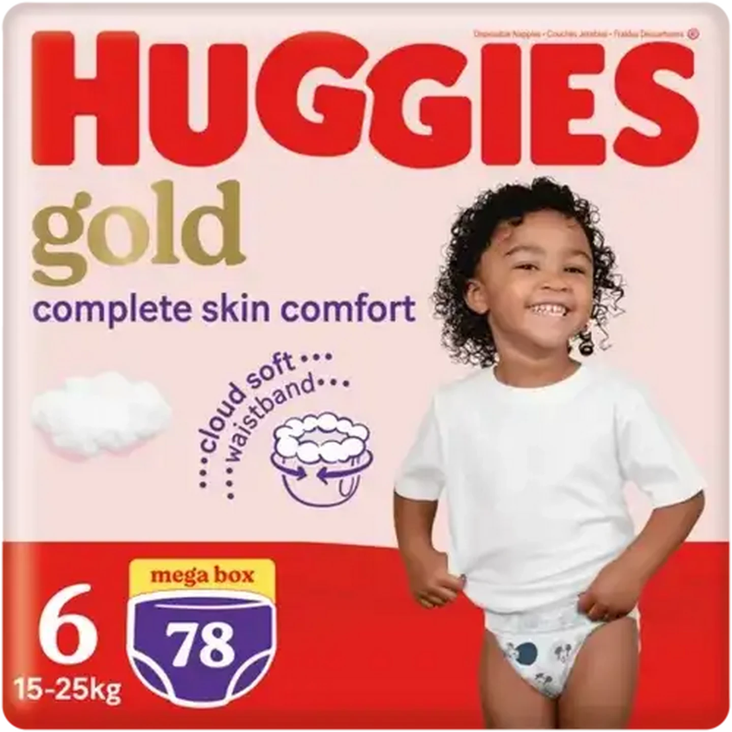 Image of Huggies Gold Size 6 Pants 78 Pack