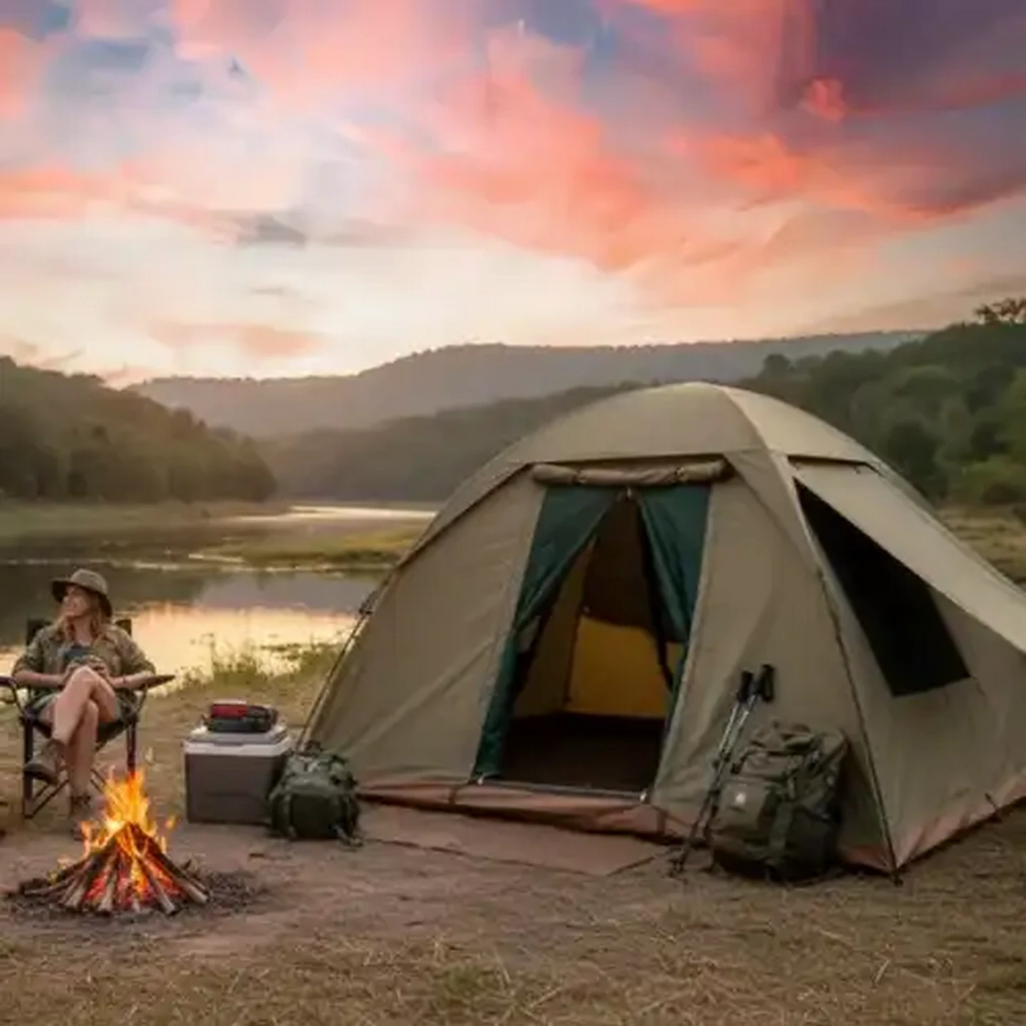 Image of MEERKAT by Bushtec Adventure Nomad Bow Tent 3m x 3m