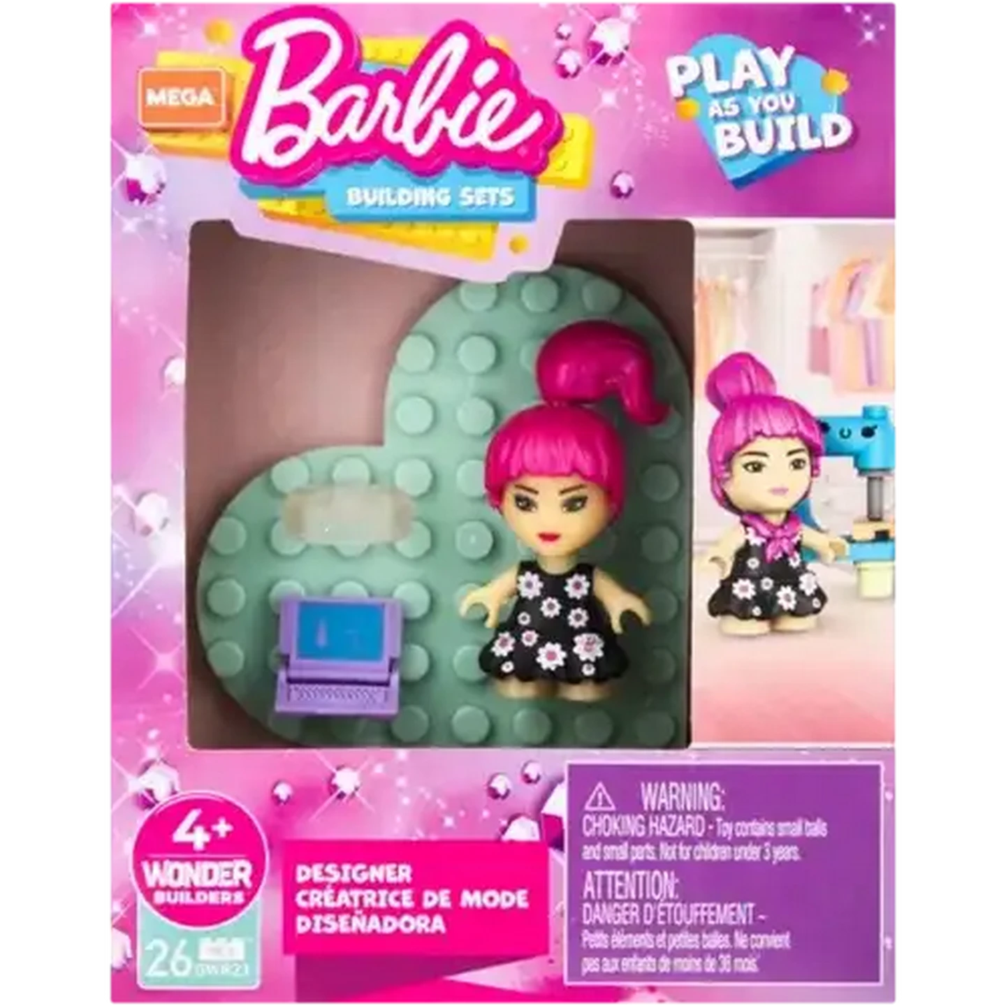 Image of Barbie Building Set 26 Piece
