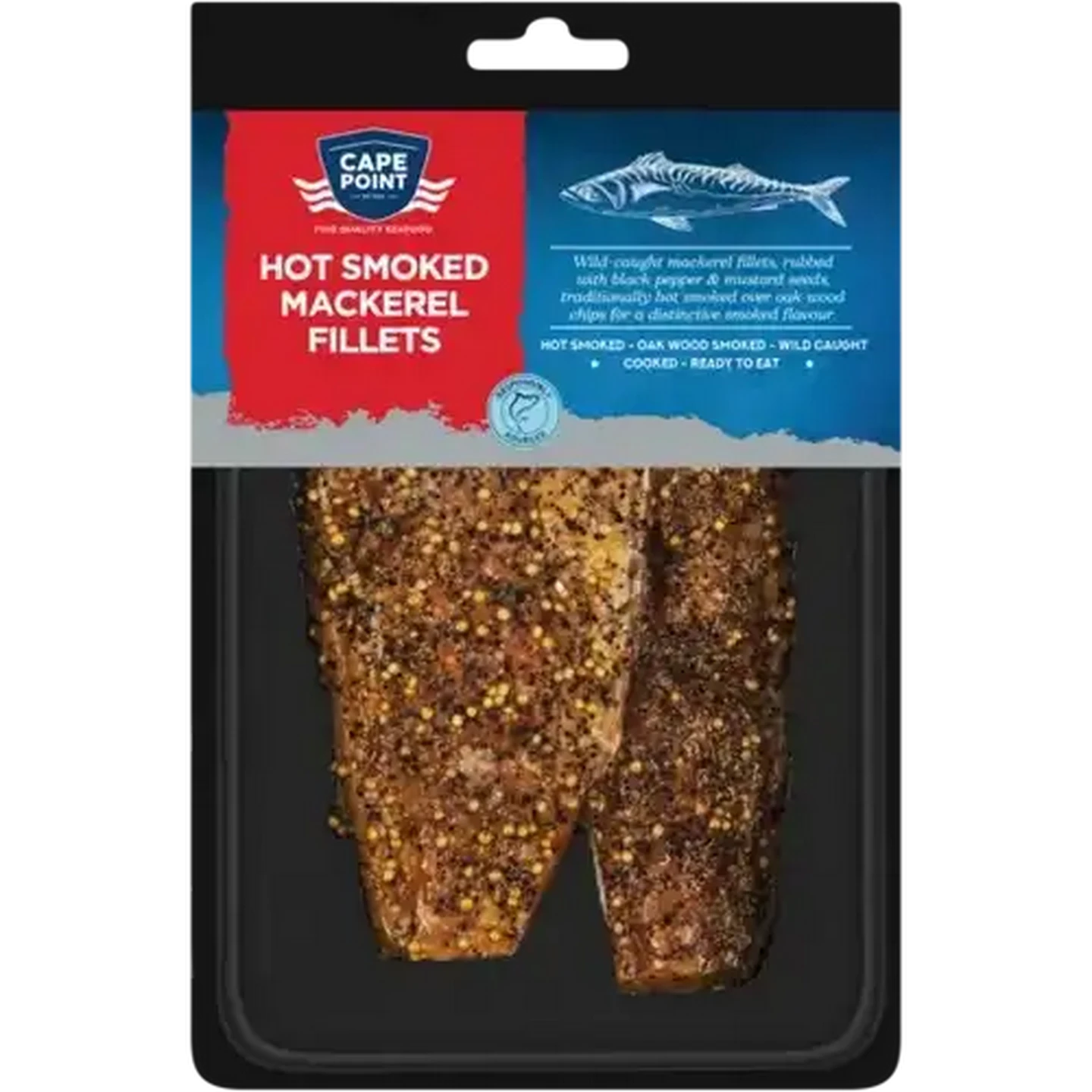 Image of Cape Point Hot Smoked Mackerel Fillets 200g